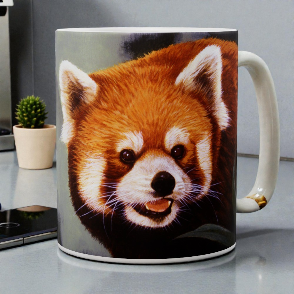 Hiding Out - Red Panda Mug