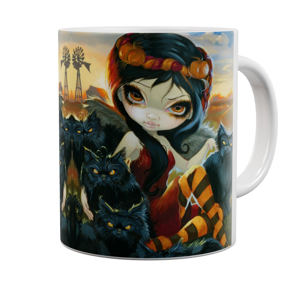 Autumn Kitties And Fairy Mug