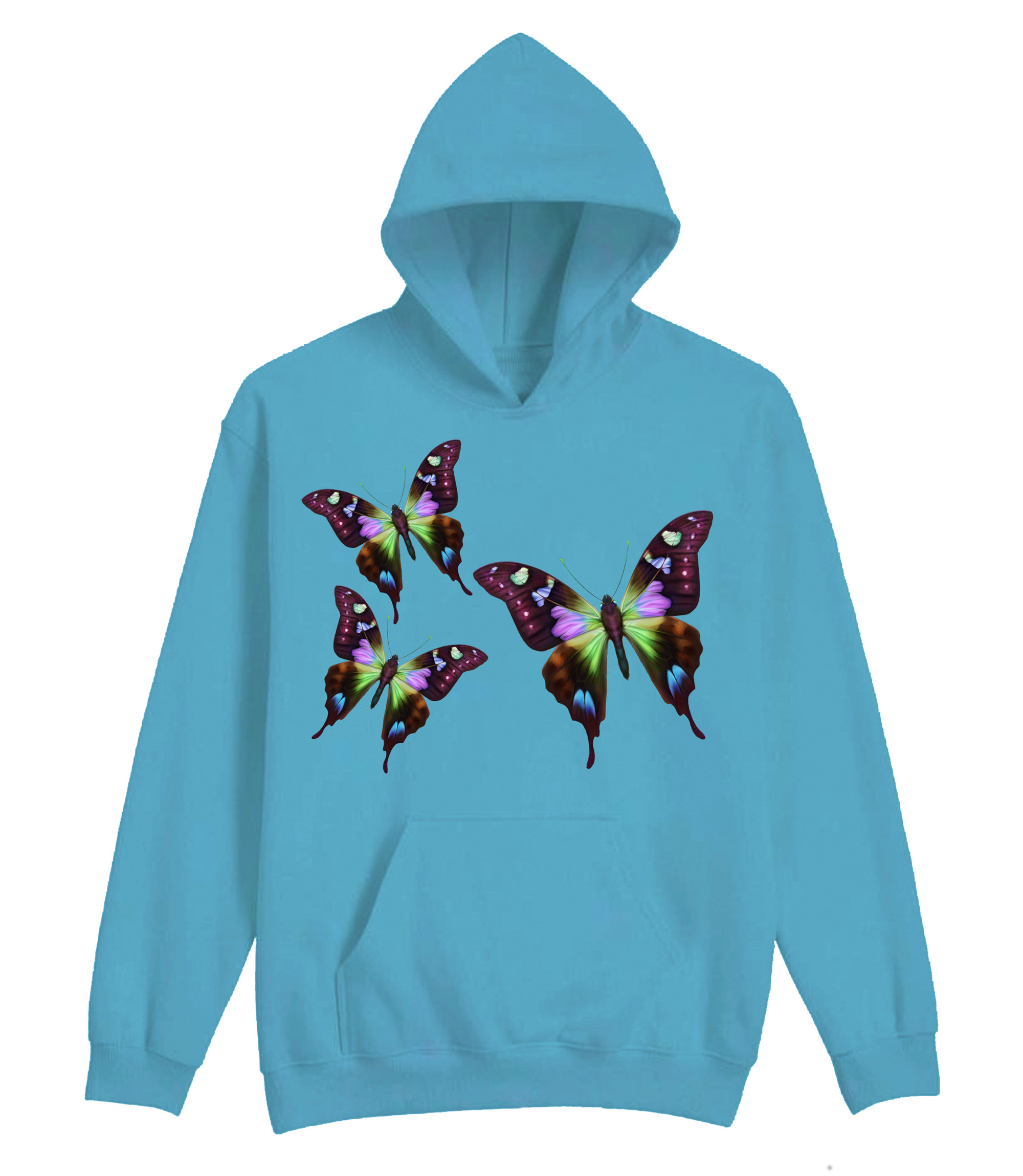 Lavender Butterfly Hoodie