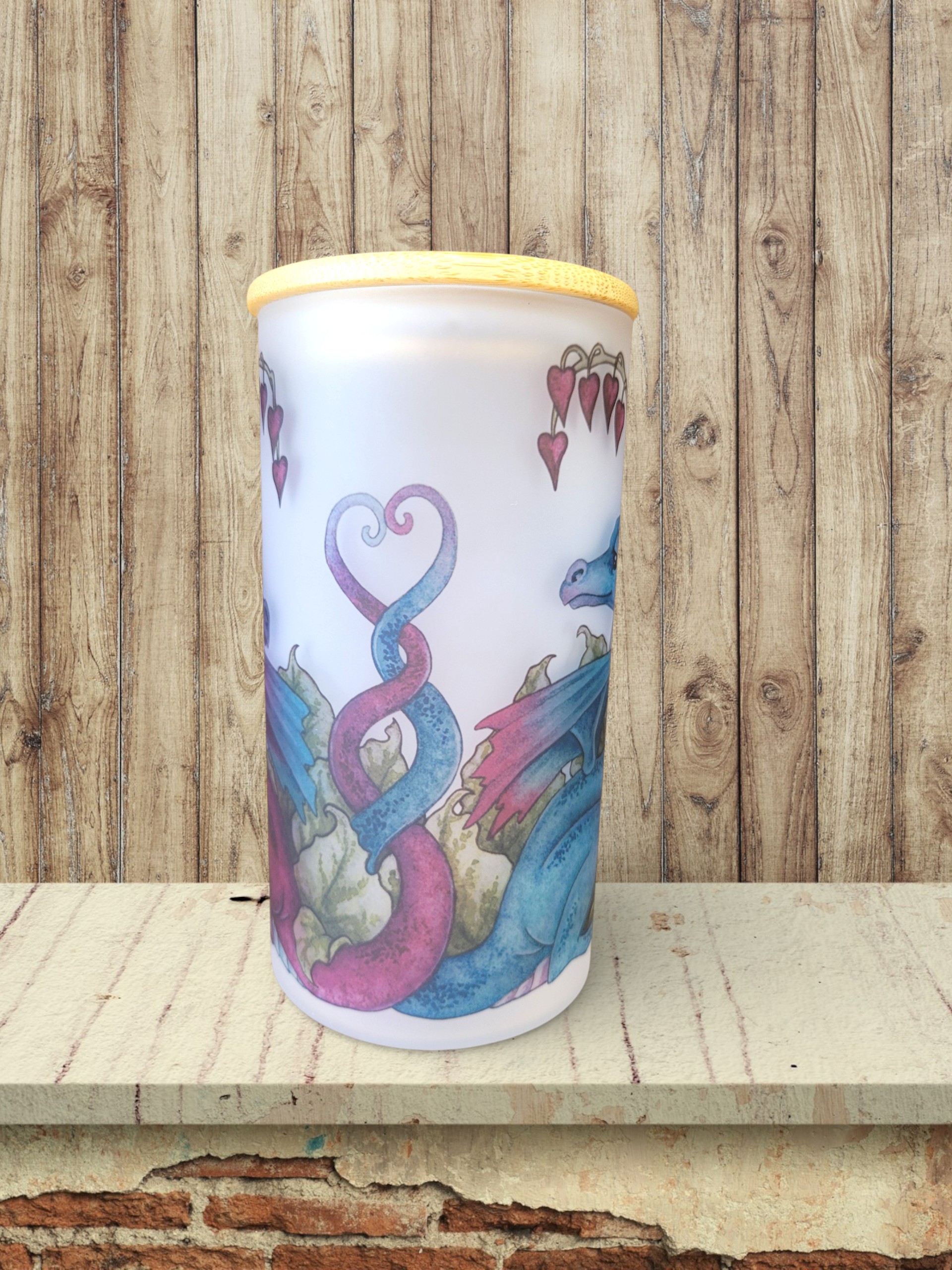 Love Dragons - Storage Jar 25Oz
