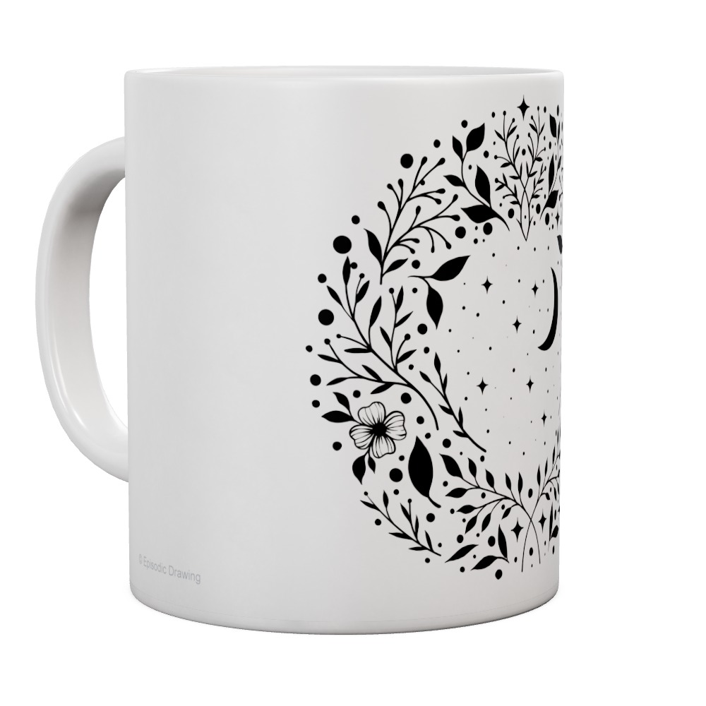 Night Garden Circle Mug