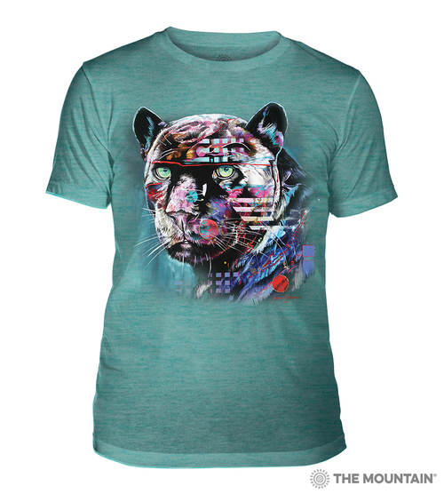 Painted Jaguar Teal Tri-Blend