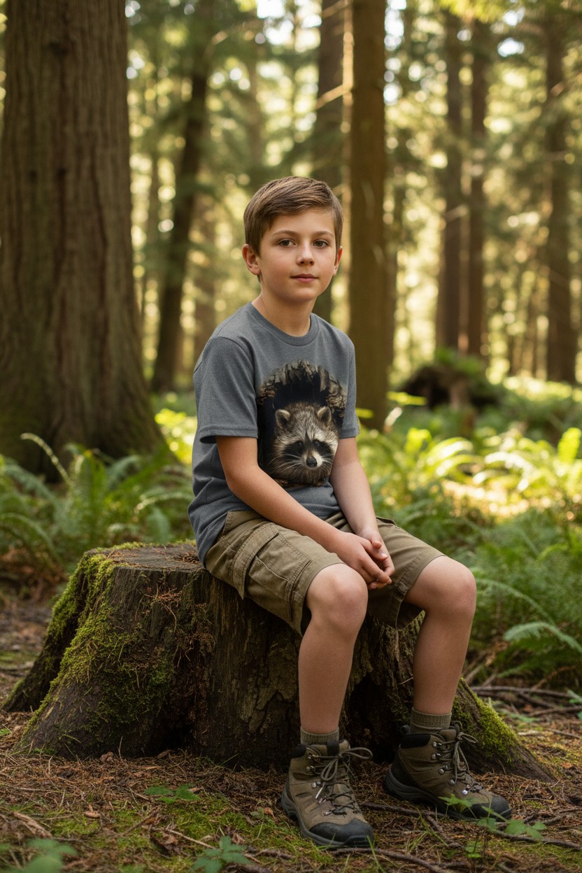 Through The Woodland Window - Racoon KIDS 