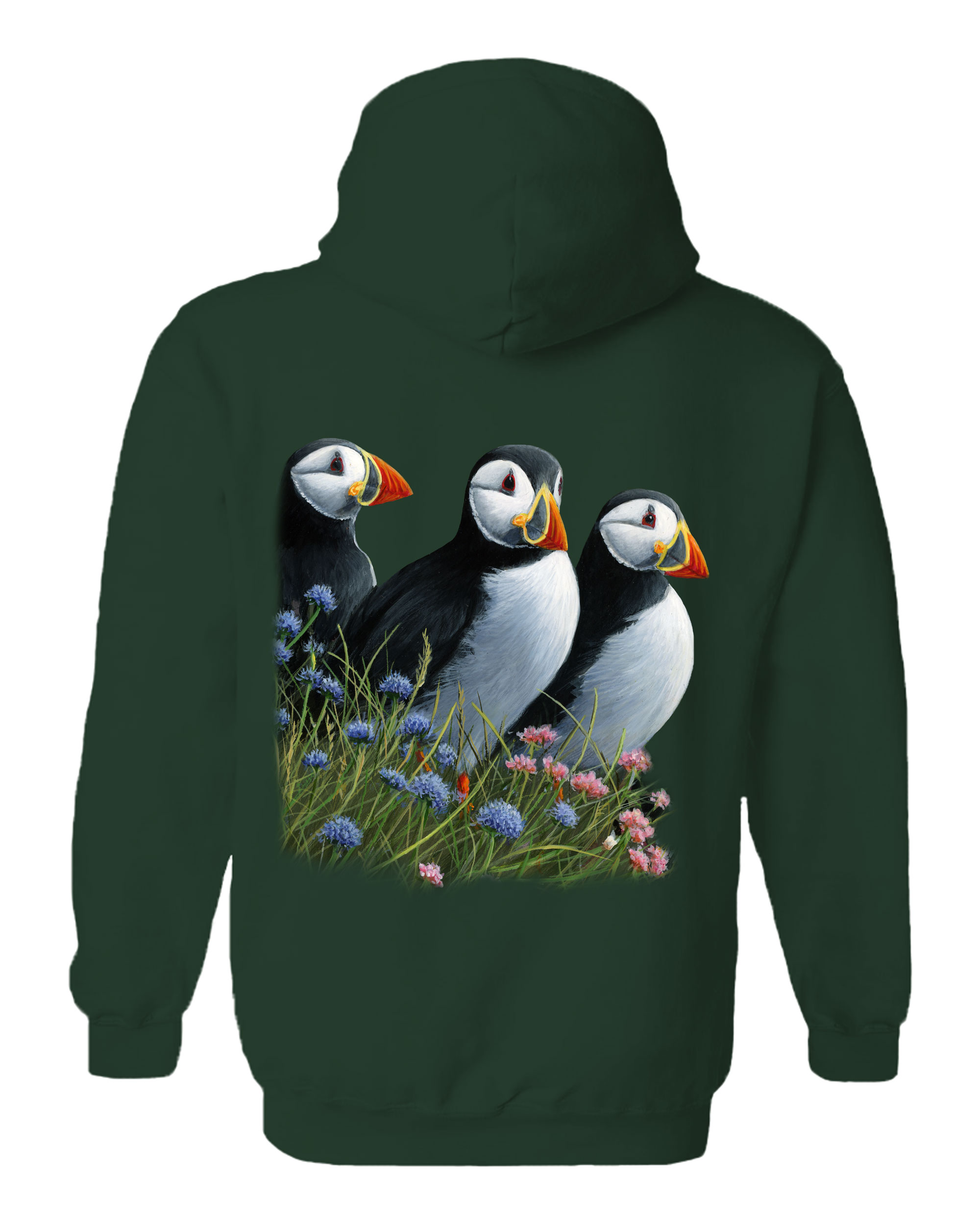 Summer Visitors - Puffins Hoodie