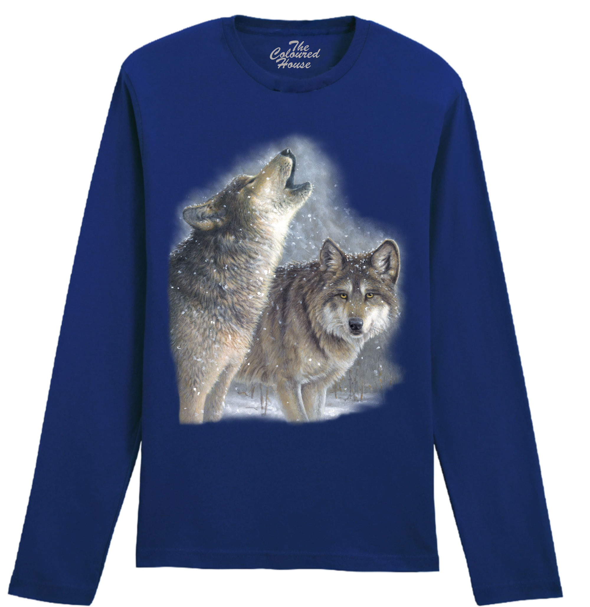 Snowfall Wolves Longsleeve