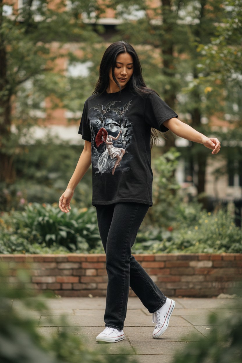Draculas Bride Ladies T-shirt