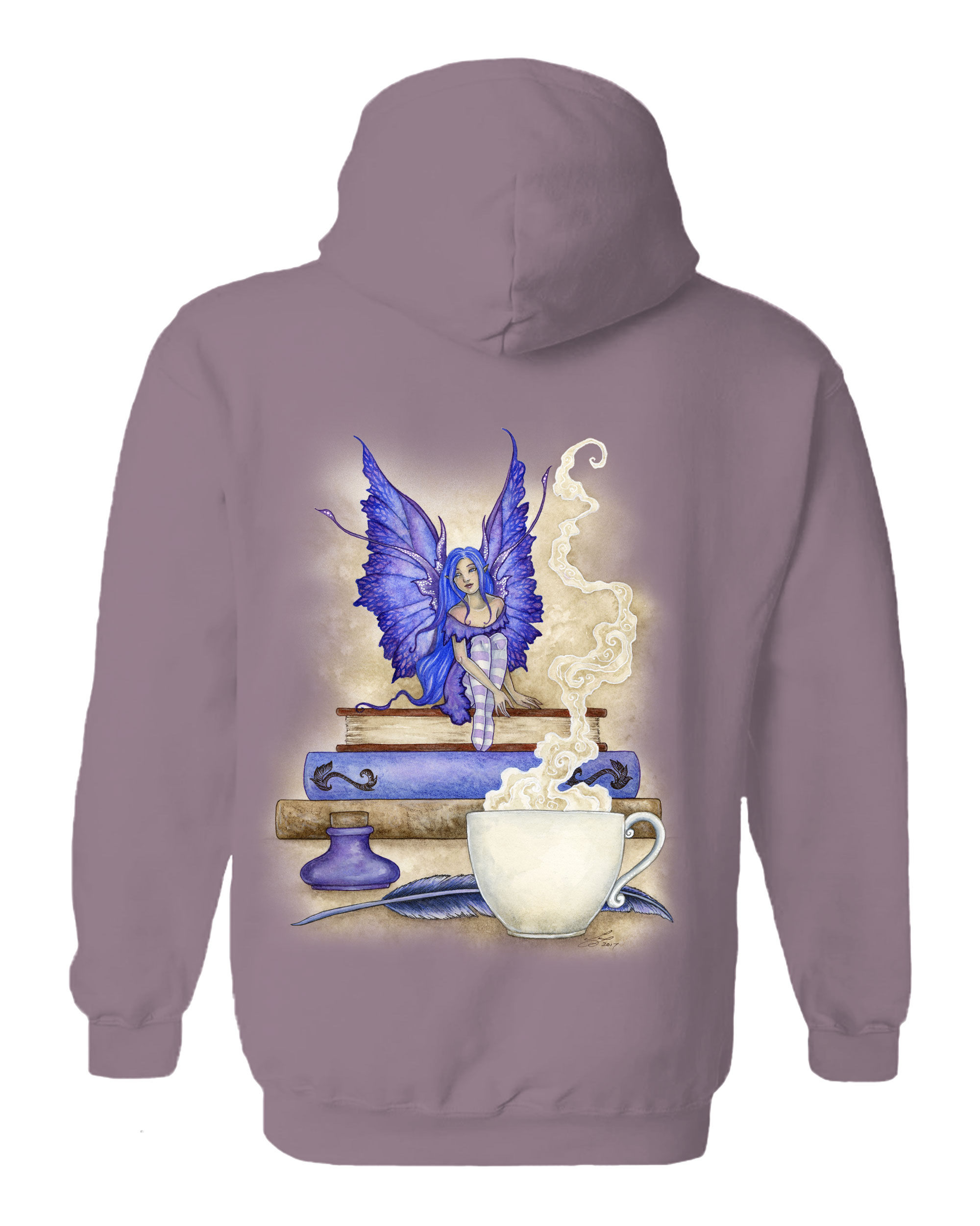 Blue Bookworm Hoodie