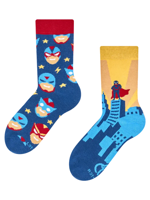 Regular KIDS Socks Superhero