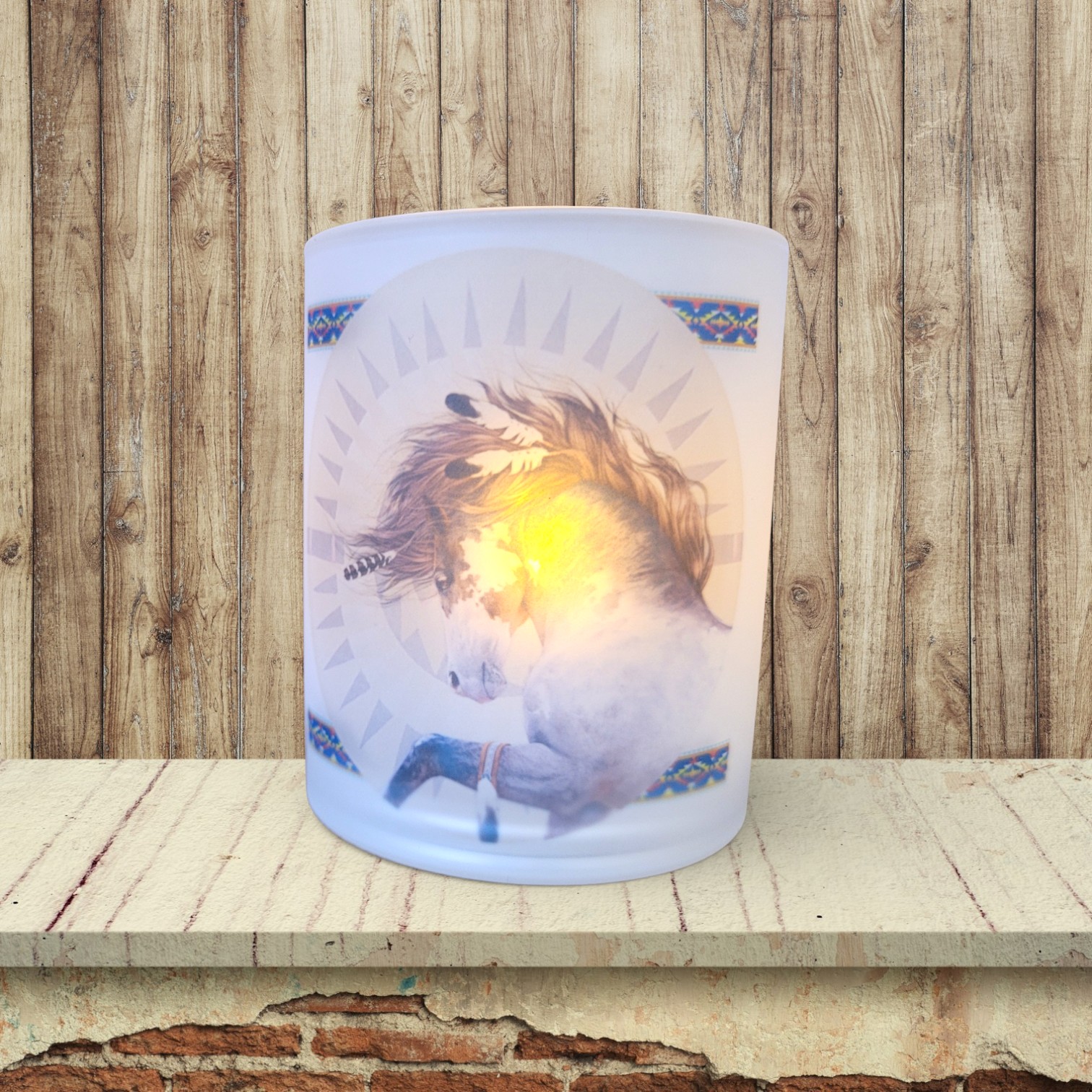 Native Spirit Circle - Candle Light Holder