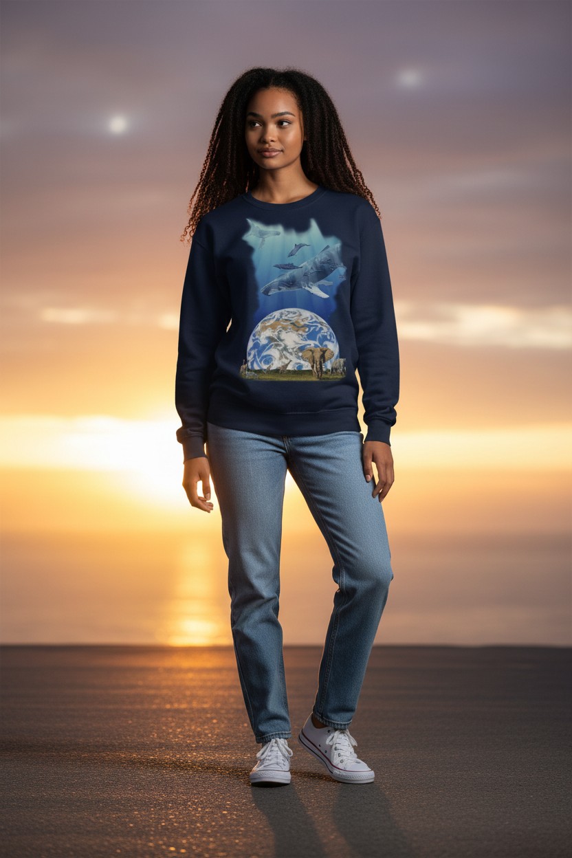 One Earth, One Ocean Sweater