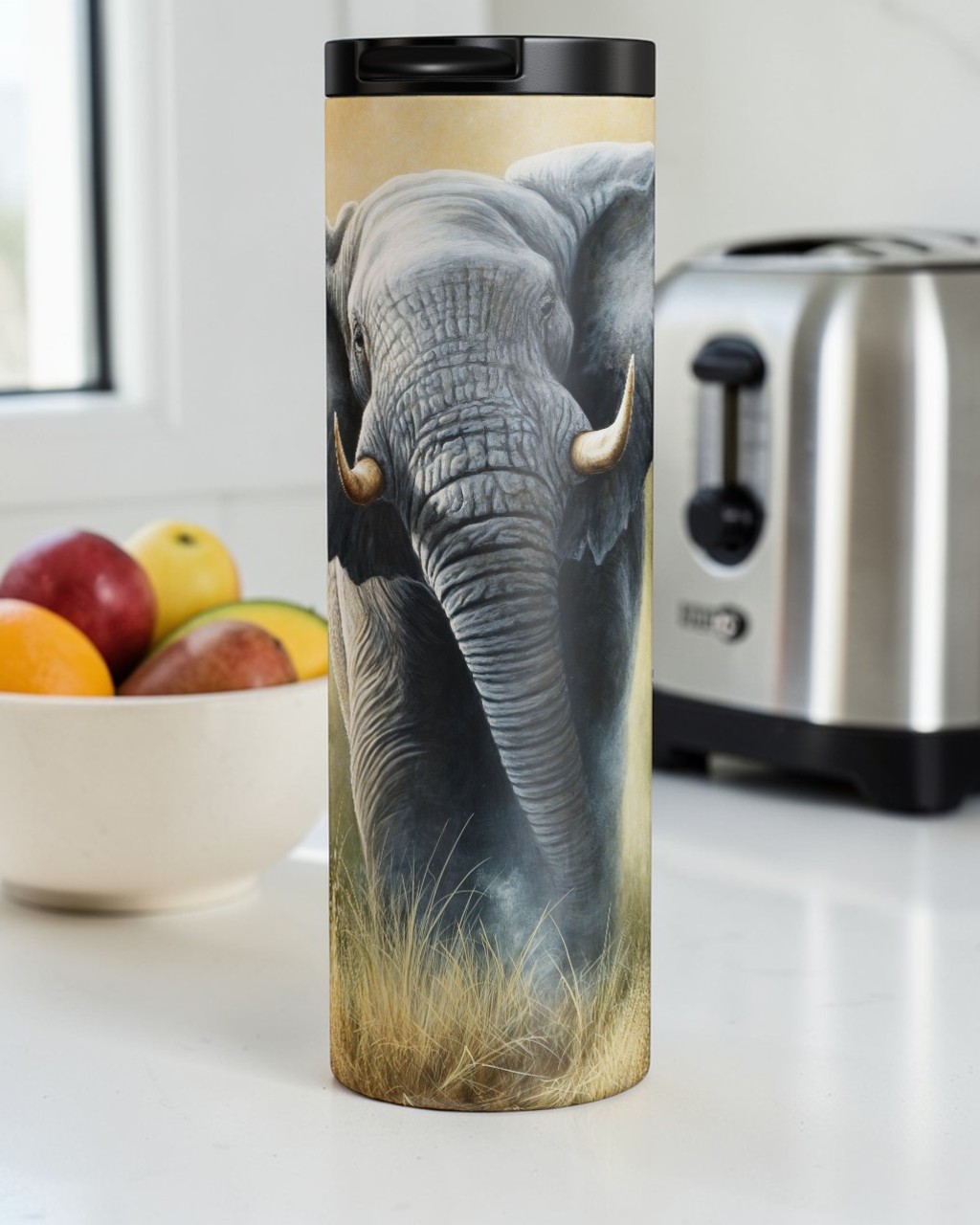 Right Of Way - Elephant Tumbler