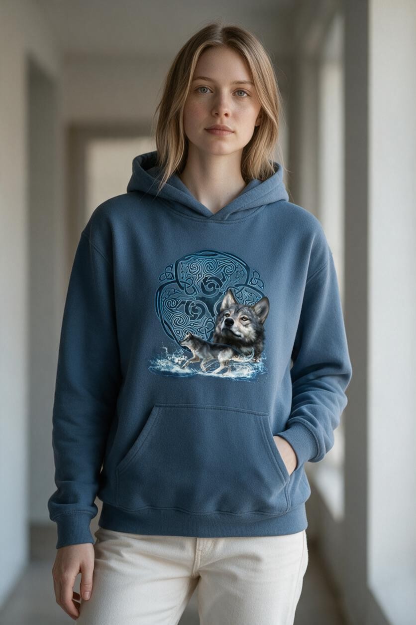 Celtic Wolf Hoodie