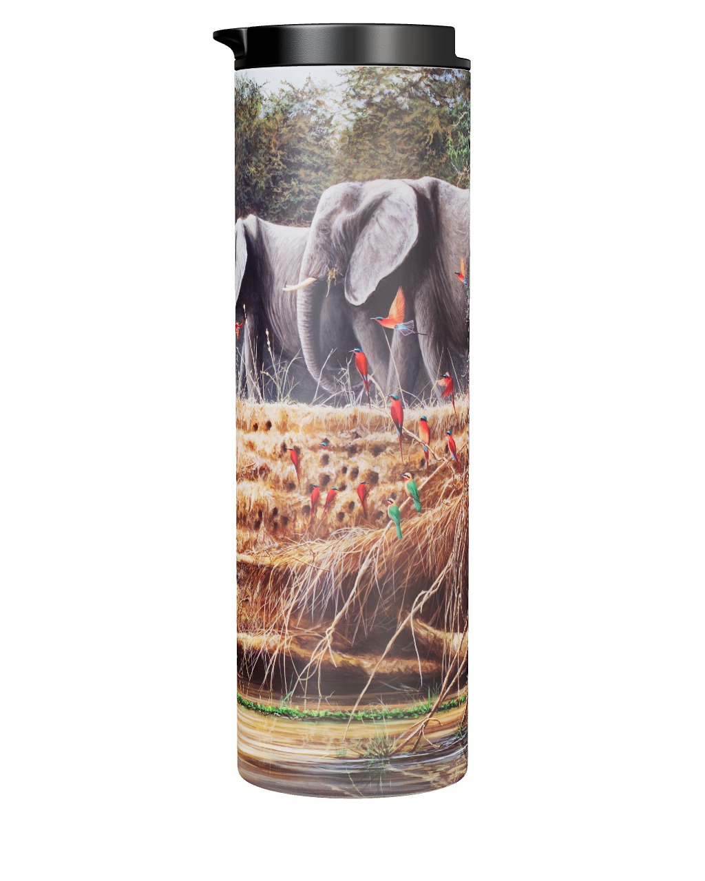 Crossing Elephants Tumbler