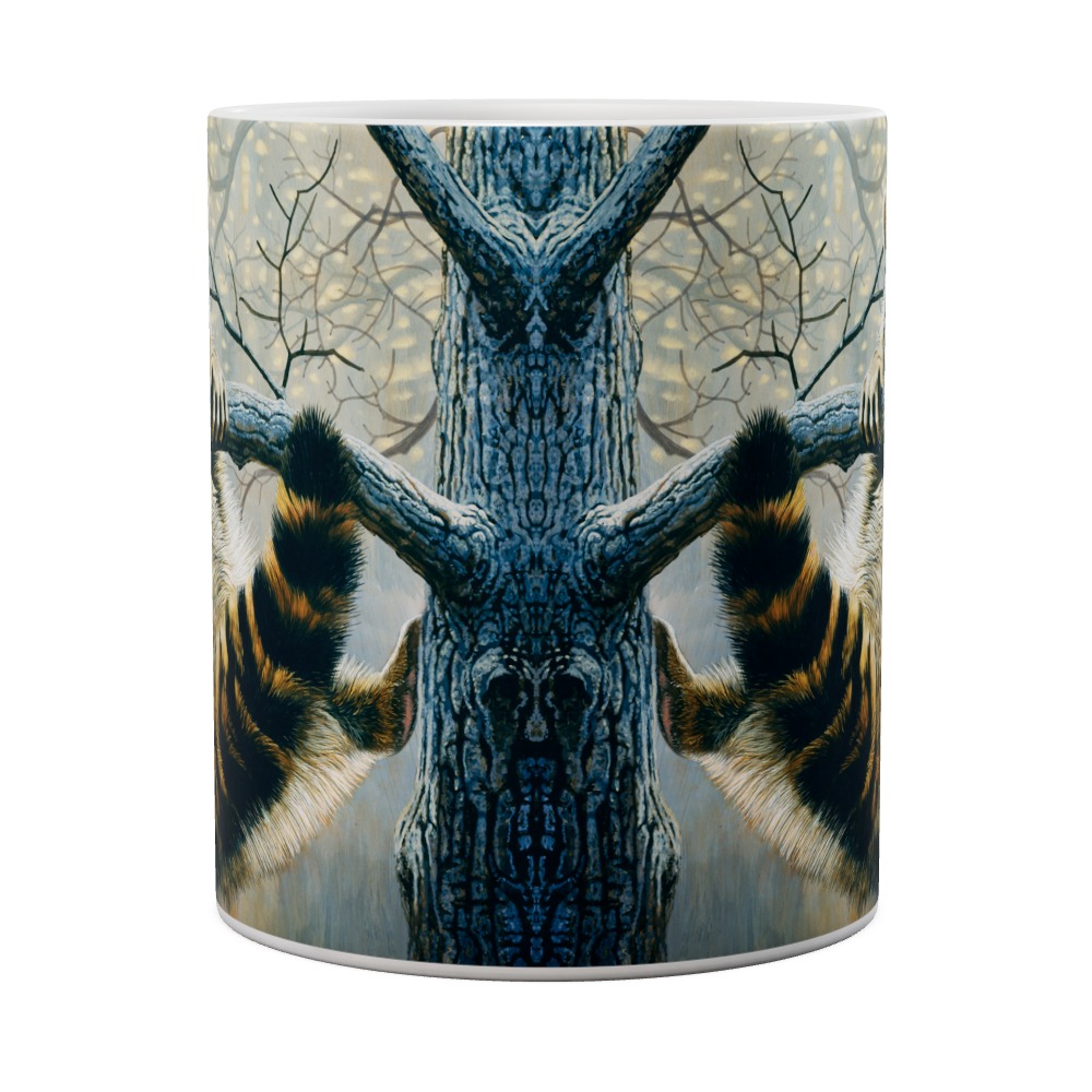 Hanging In There - Raccoon Mug