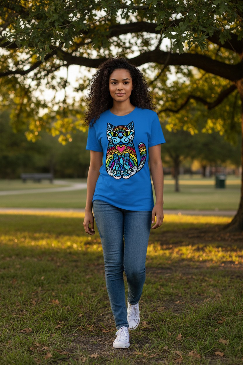 Rainbow Cat Ladies T-shirt