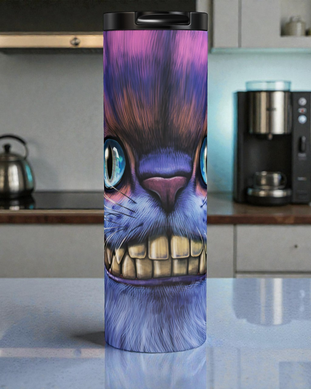 Big Face Cheshire Cat Tumbler