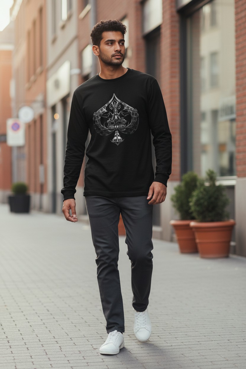 Dragon Of Spades Longsleeve