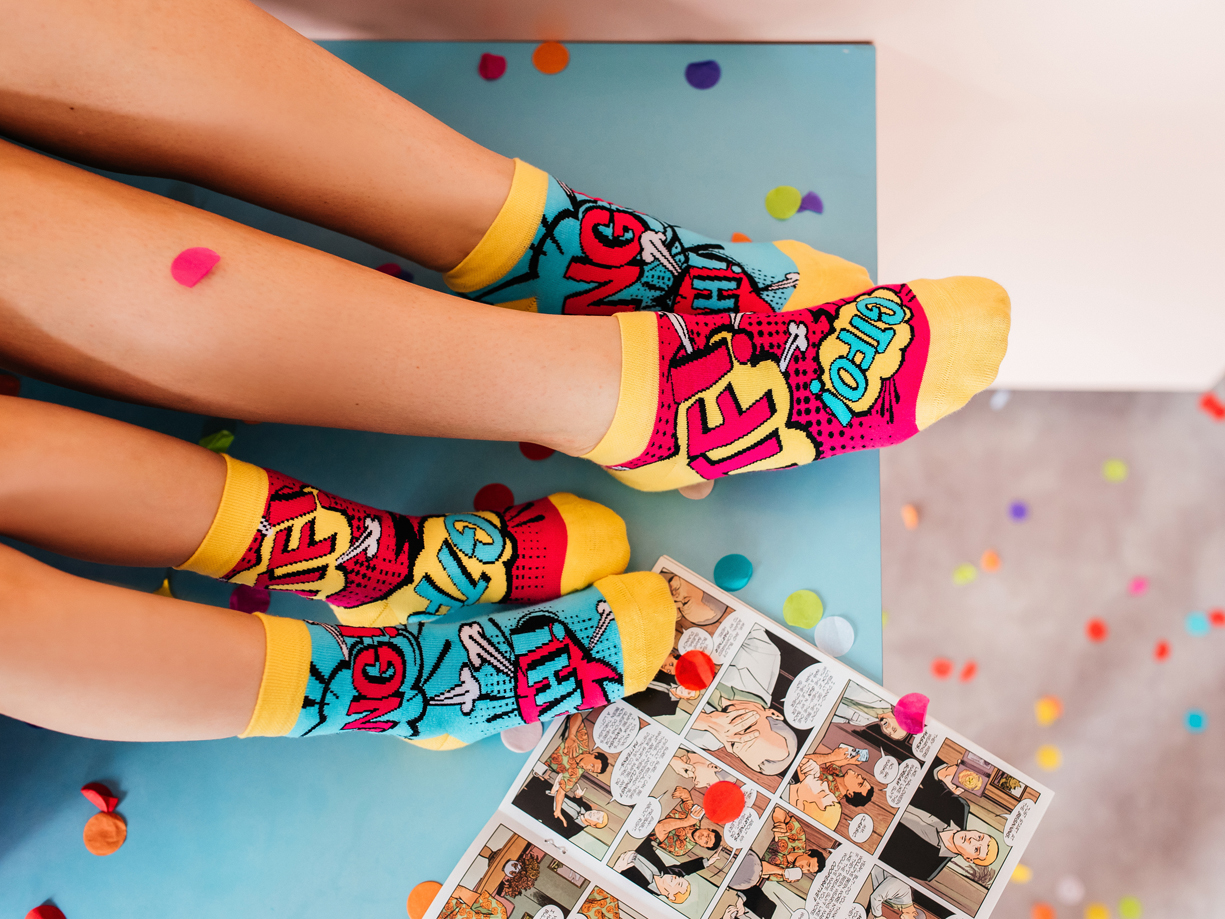 Good Mood Comics Unisex Kids Humour Socks