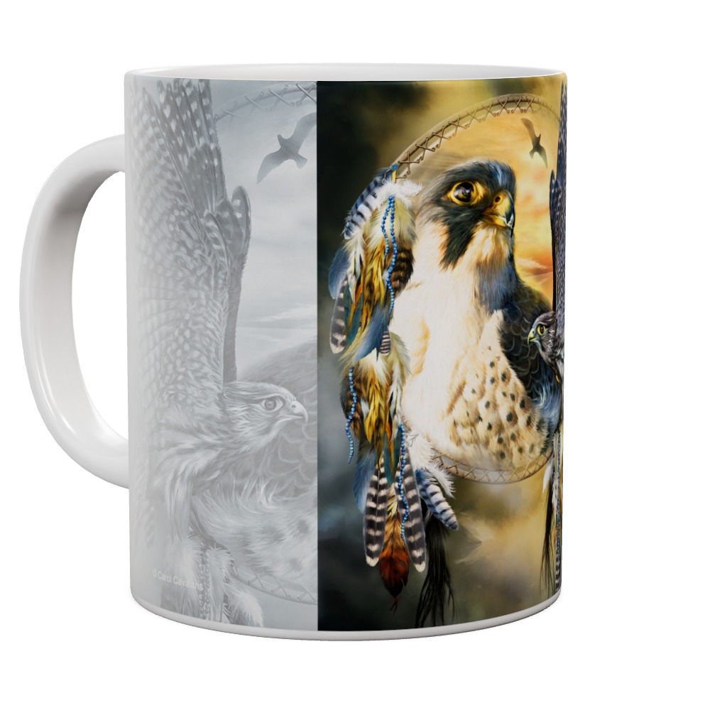 Falcon Sun Dreamcatcher Mug