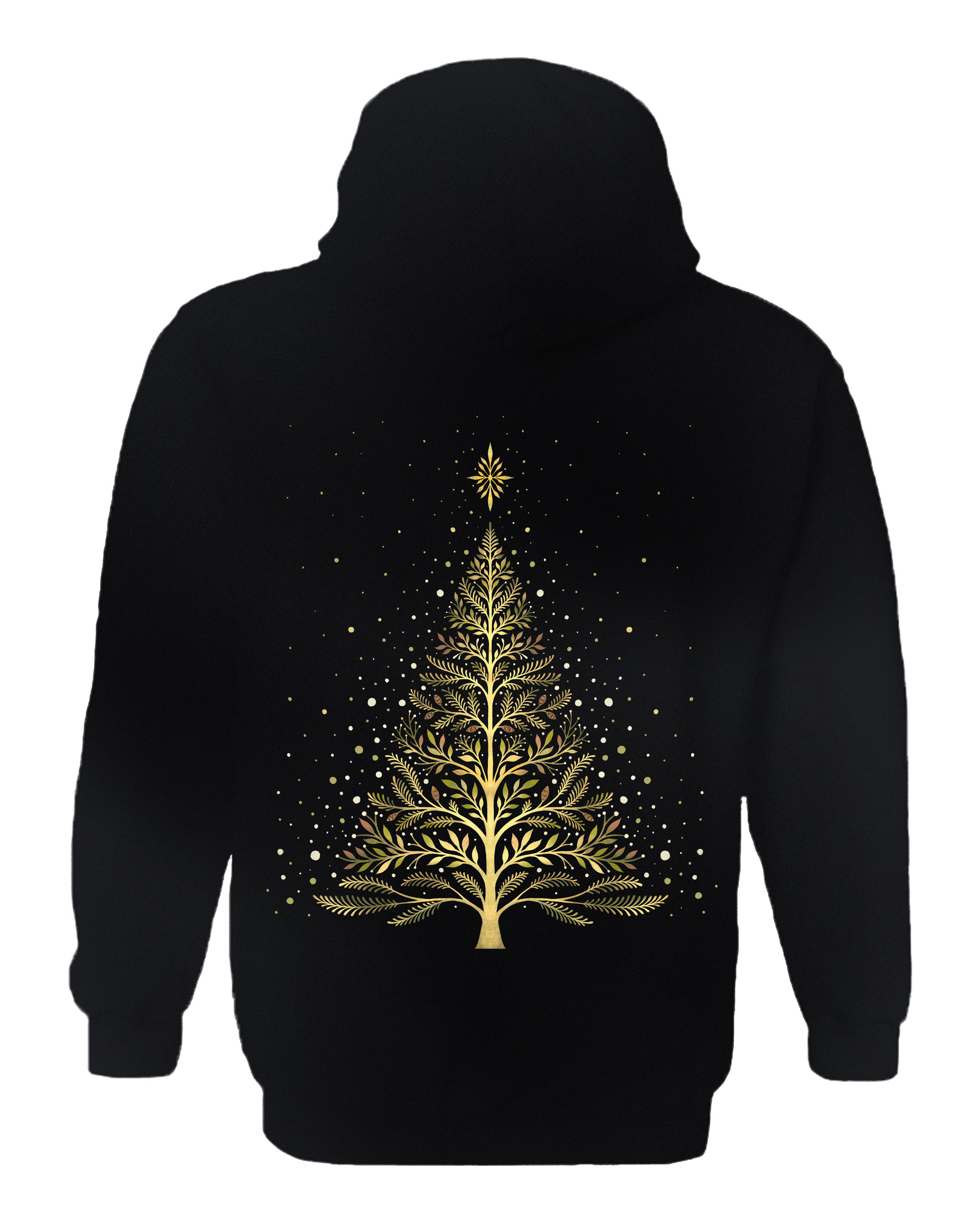 Christmas Night Glowing Tree Hoodie