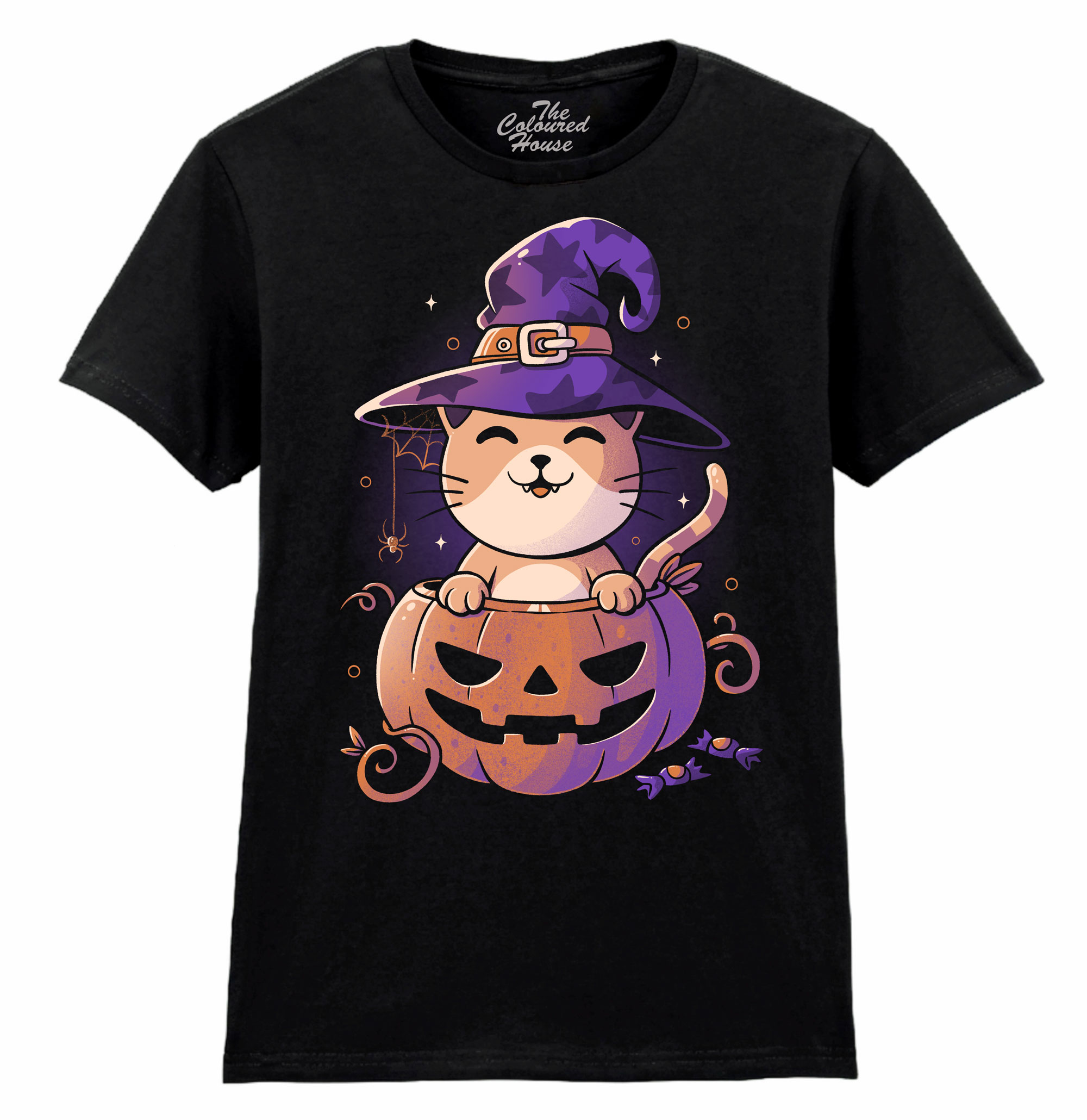 Spooky Kitten Ladies T-shirt