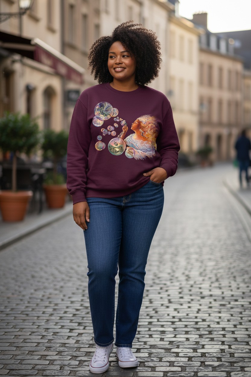 Bubble Flower Sweater