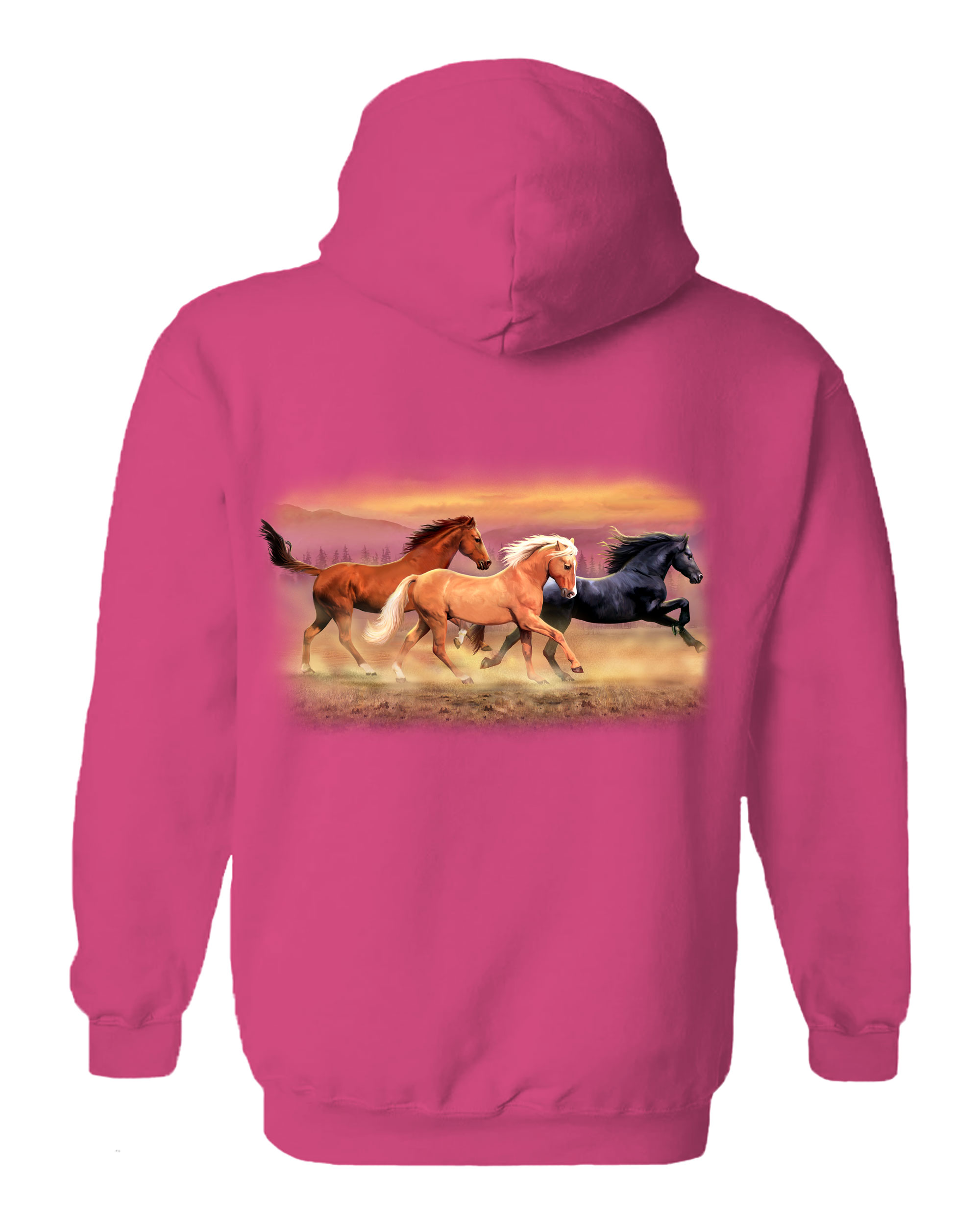 Running Free Horses Hoodie