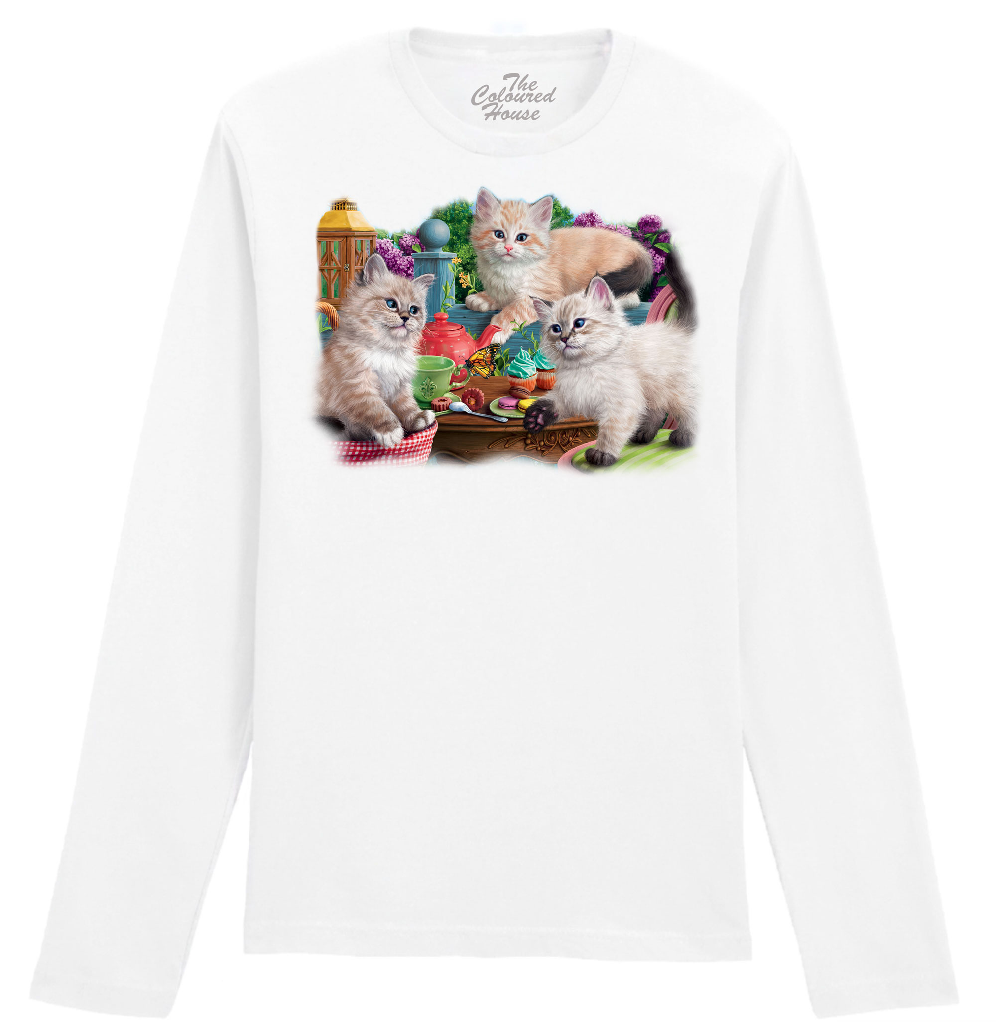 Kitten Tea Party Longsleeve
