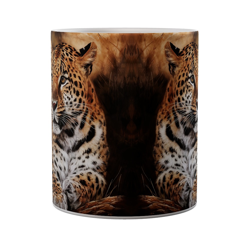Posing Leopard Mug