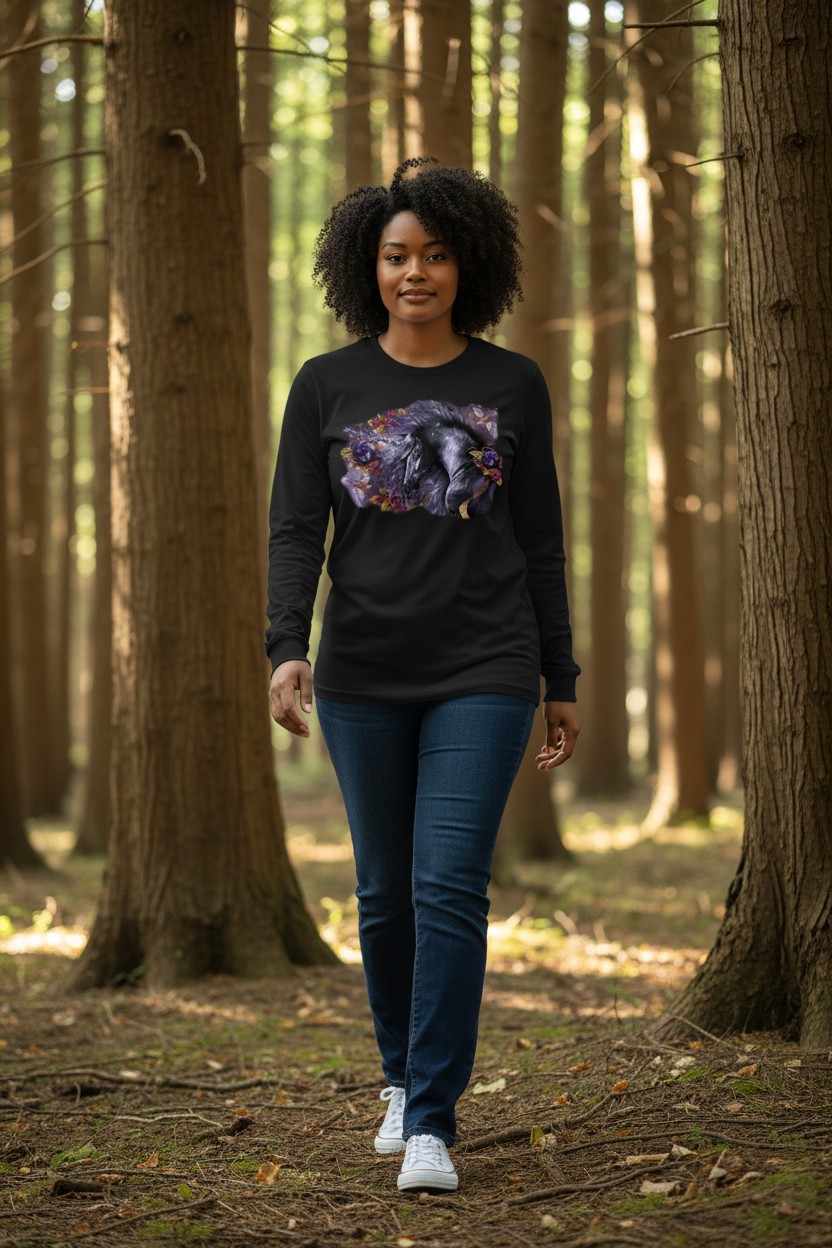 Blue Rose - Unicorn Longsleeve
