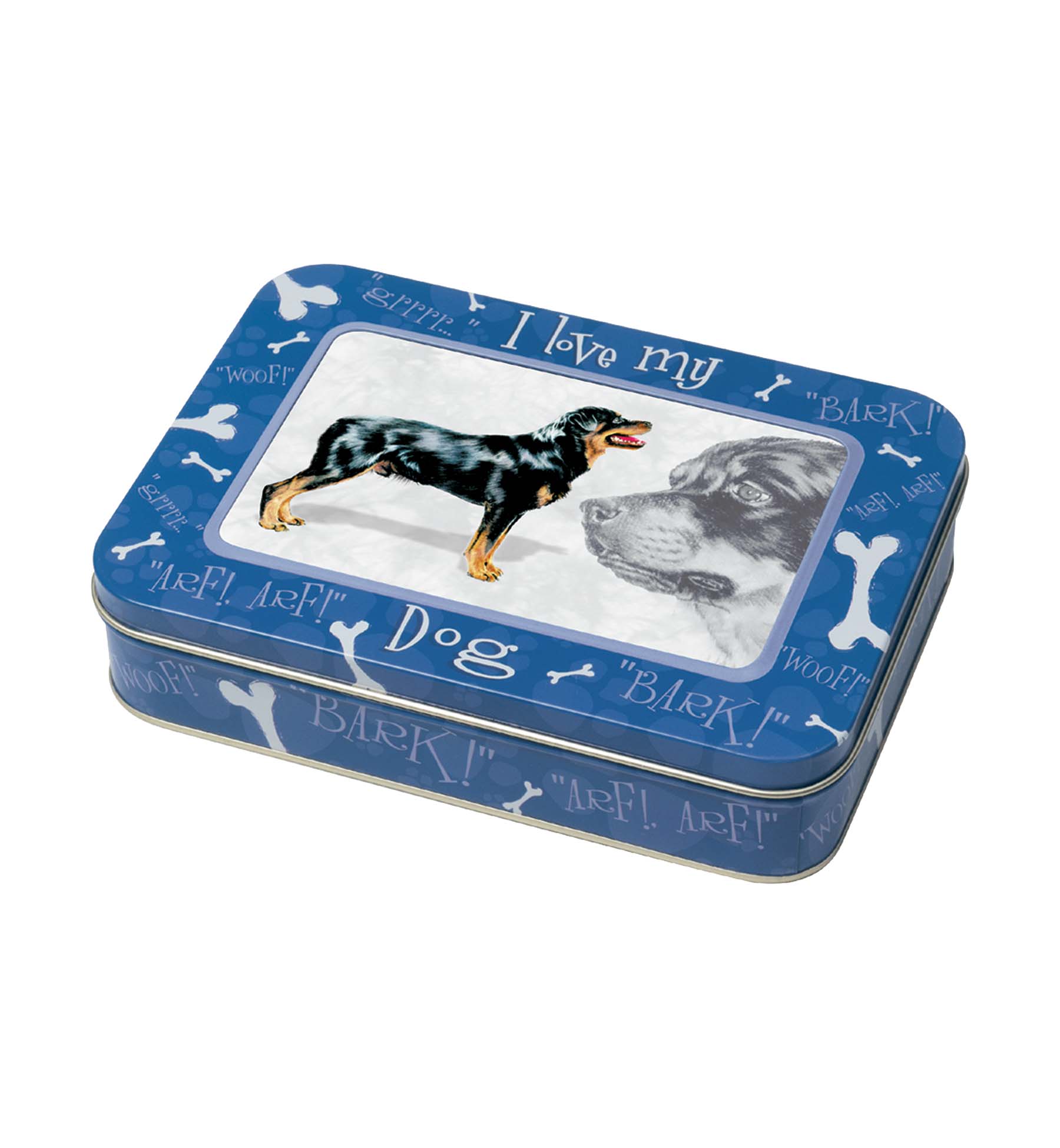 95009-3Dtin-Kopie Rottweiler - Dog - Photo Frame With Cards