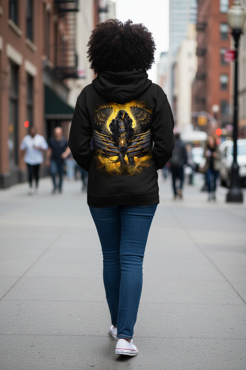 Black Pegasus Hoodie
