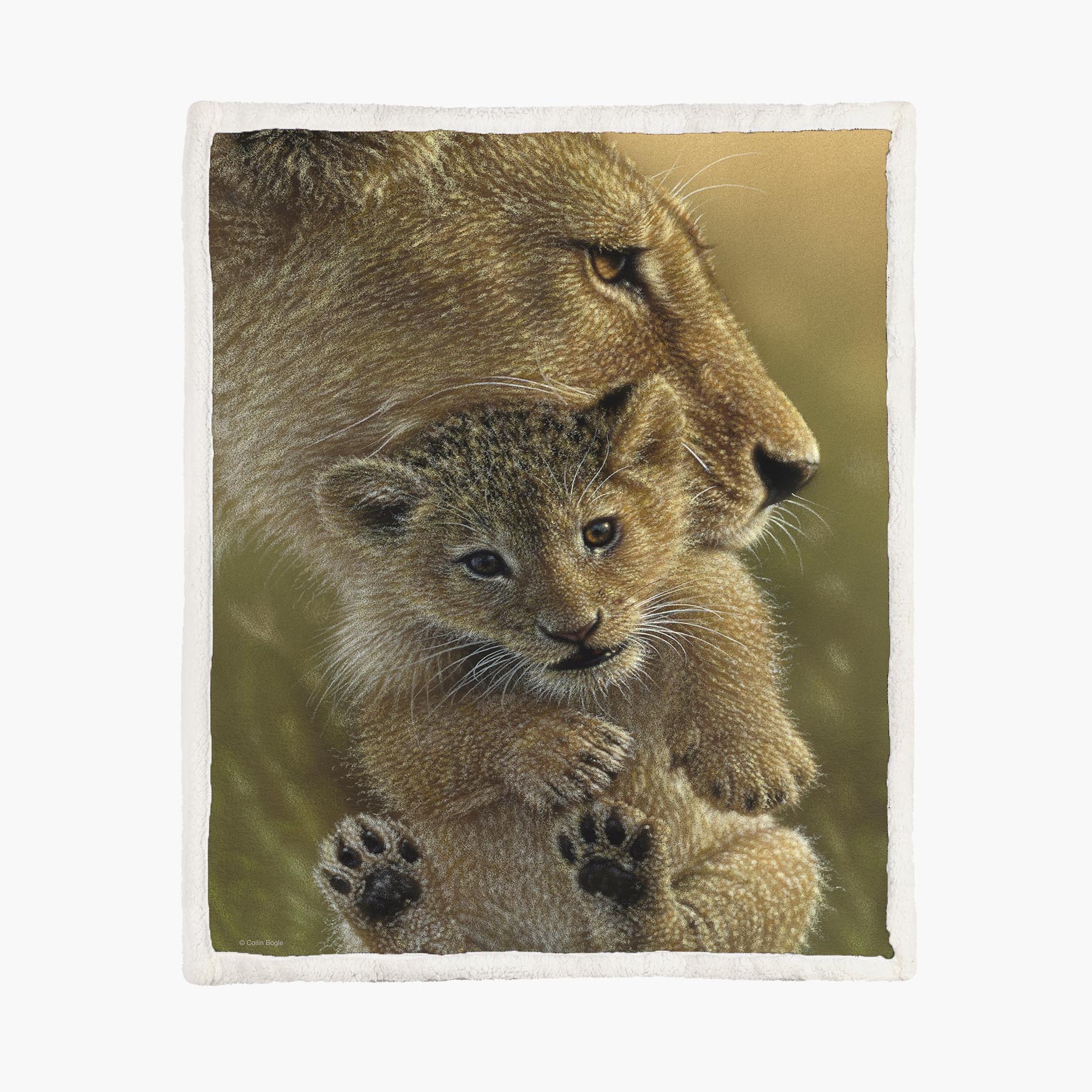 Mothers Pride - Lion - Size M - 130x150cm - Fleece Blanket
