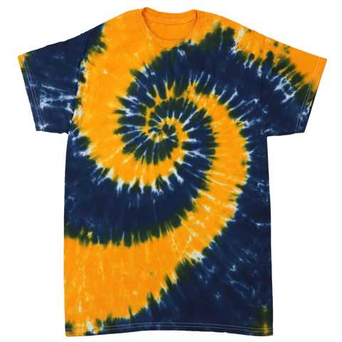 Swirl Navy Gold