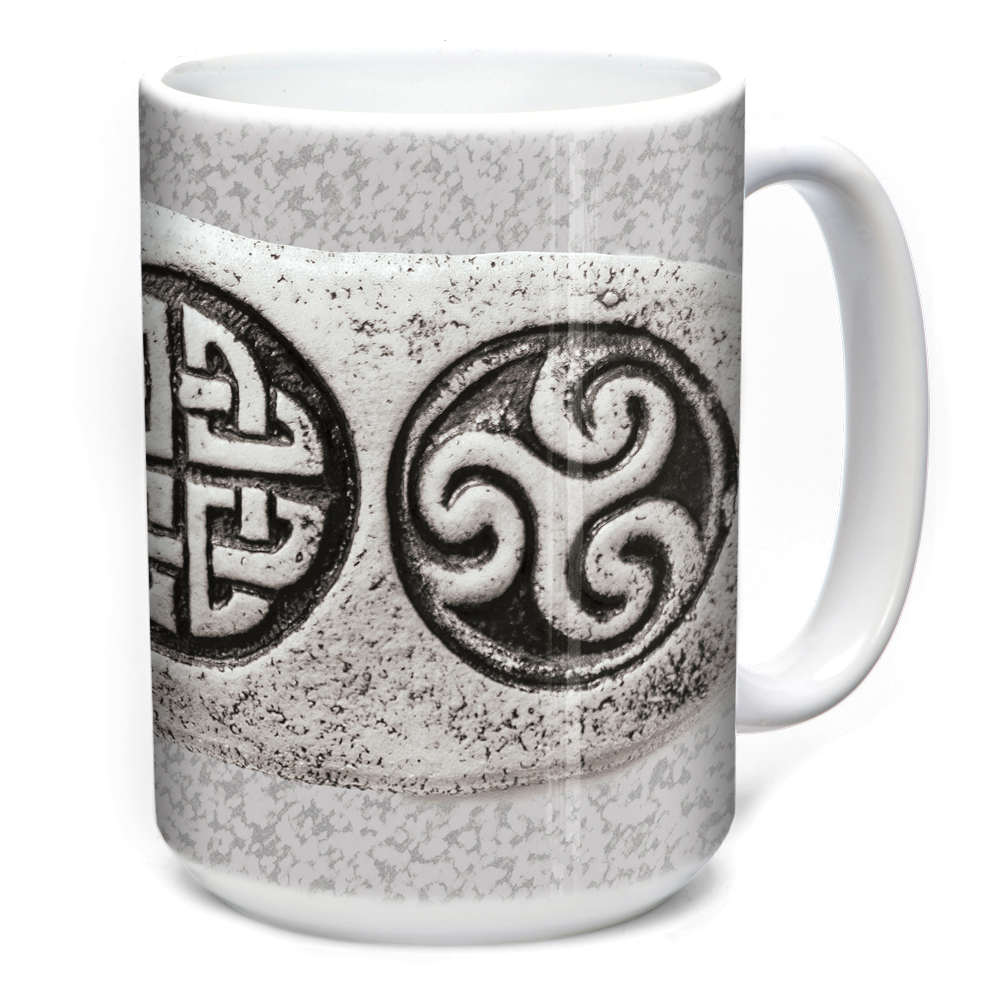 Becher Celtic Triptych White