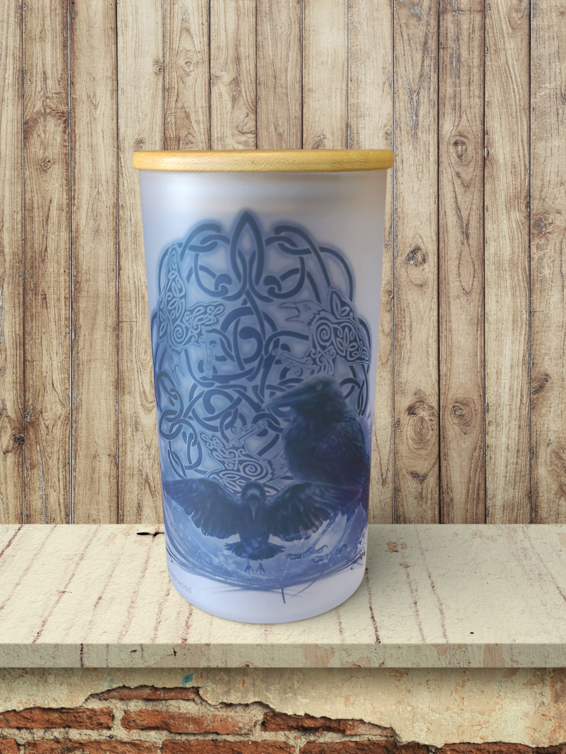 Celtic Raven - Storage Jar 25Oz