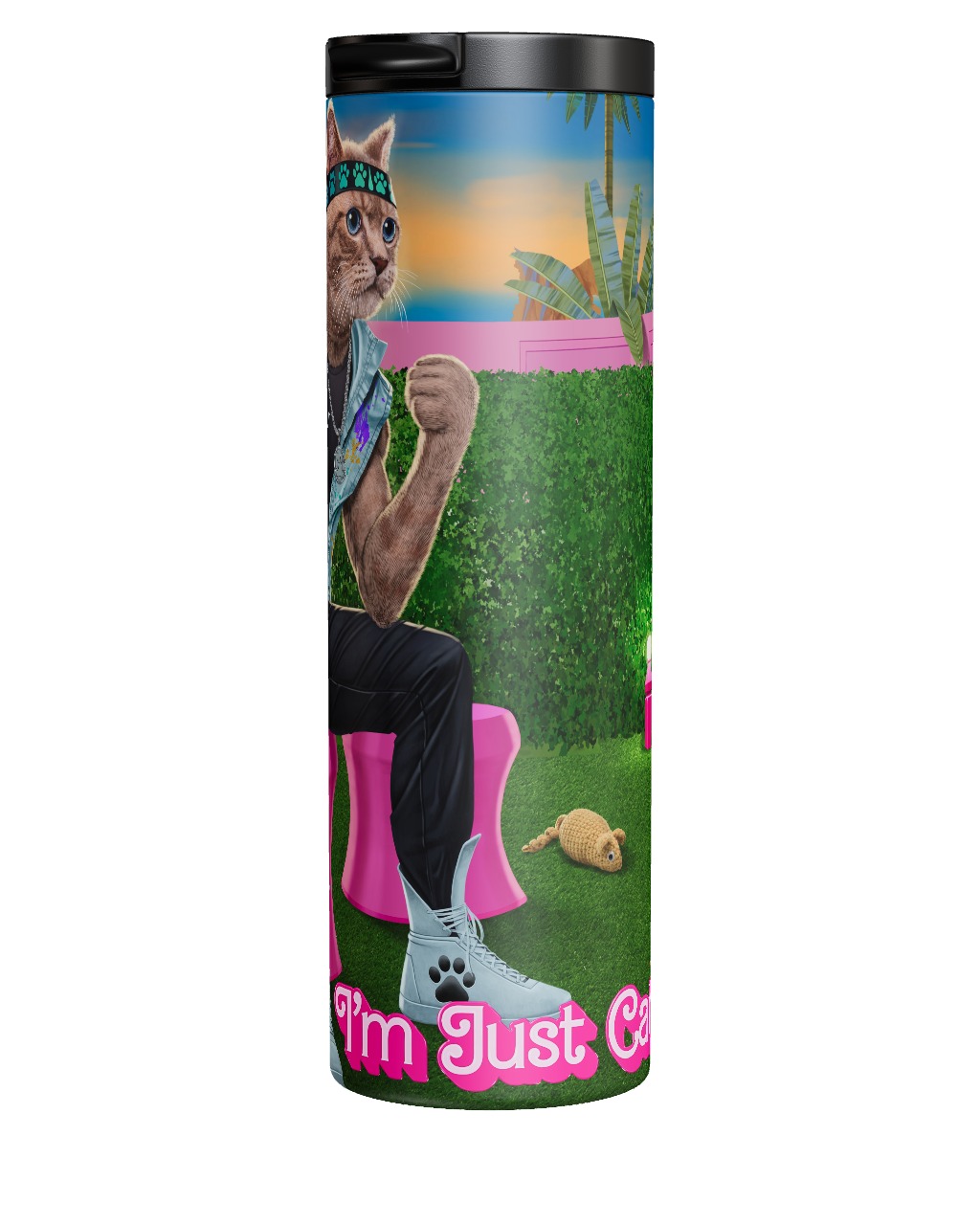 I'm Just Cat Tumbler