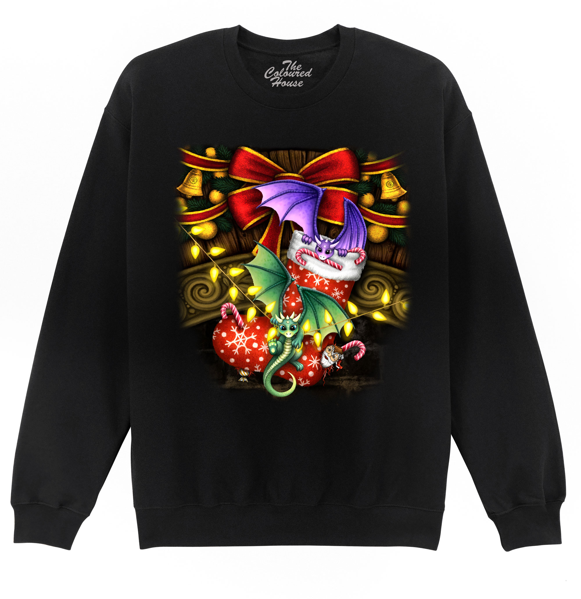 Christmas Dragons Sweater