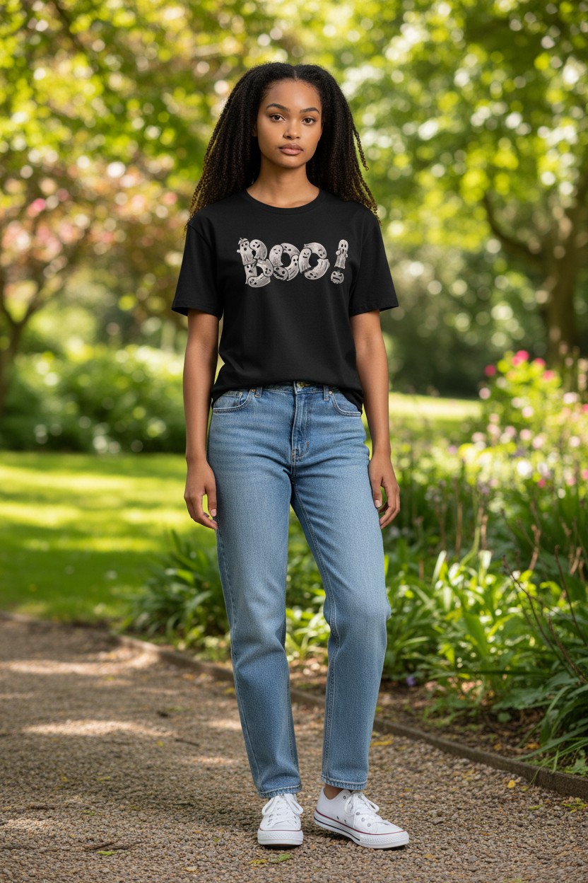 Boo! Ladies T-shirt