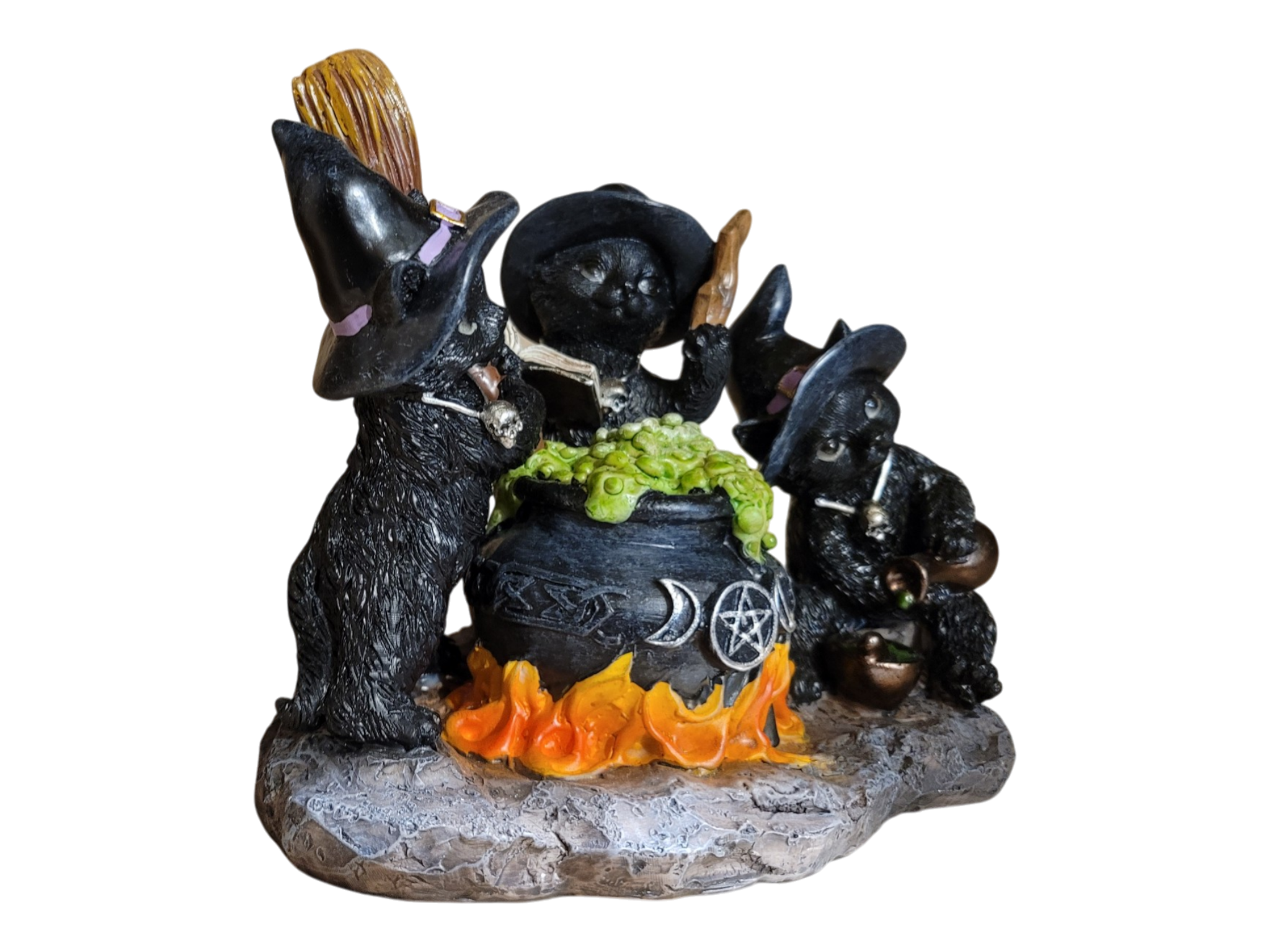 Black Cats Spell Cauldron