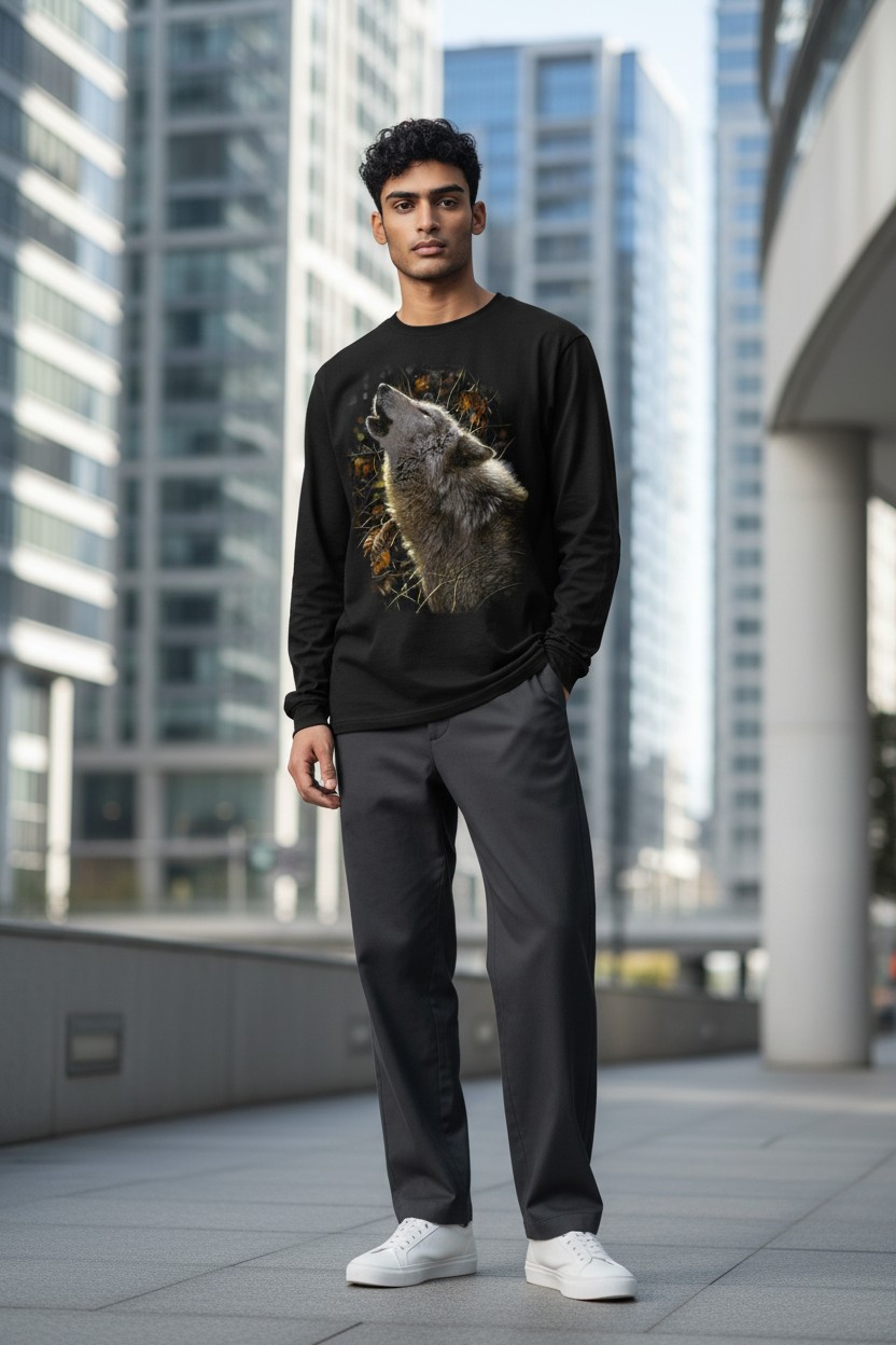 Songs Of Autumn - Wolf Longsleeve