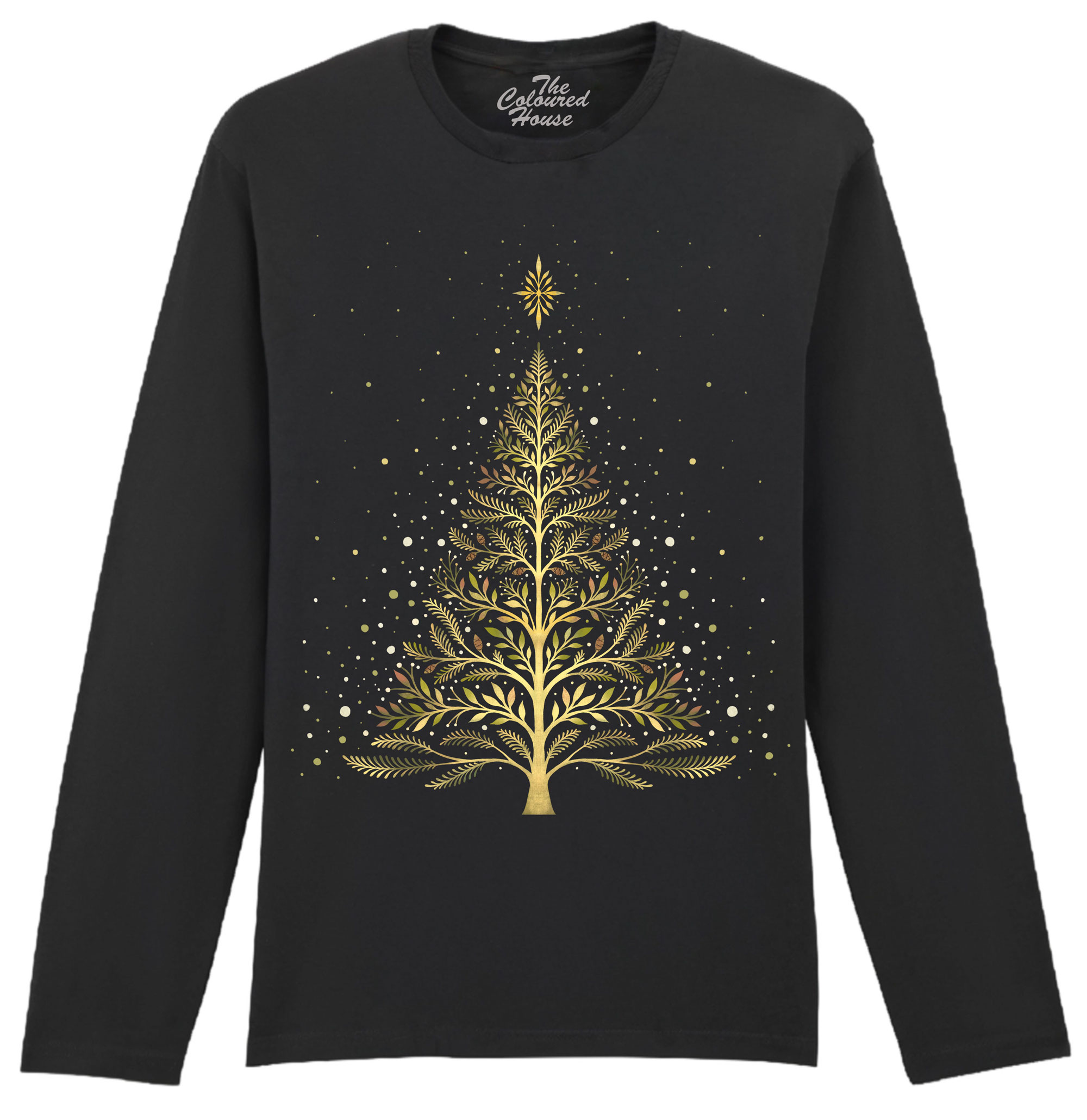 Christmas Night Glowing Tree Longsleeve