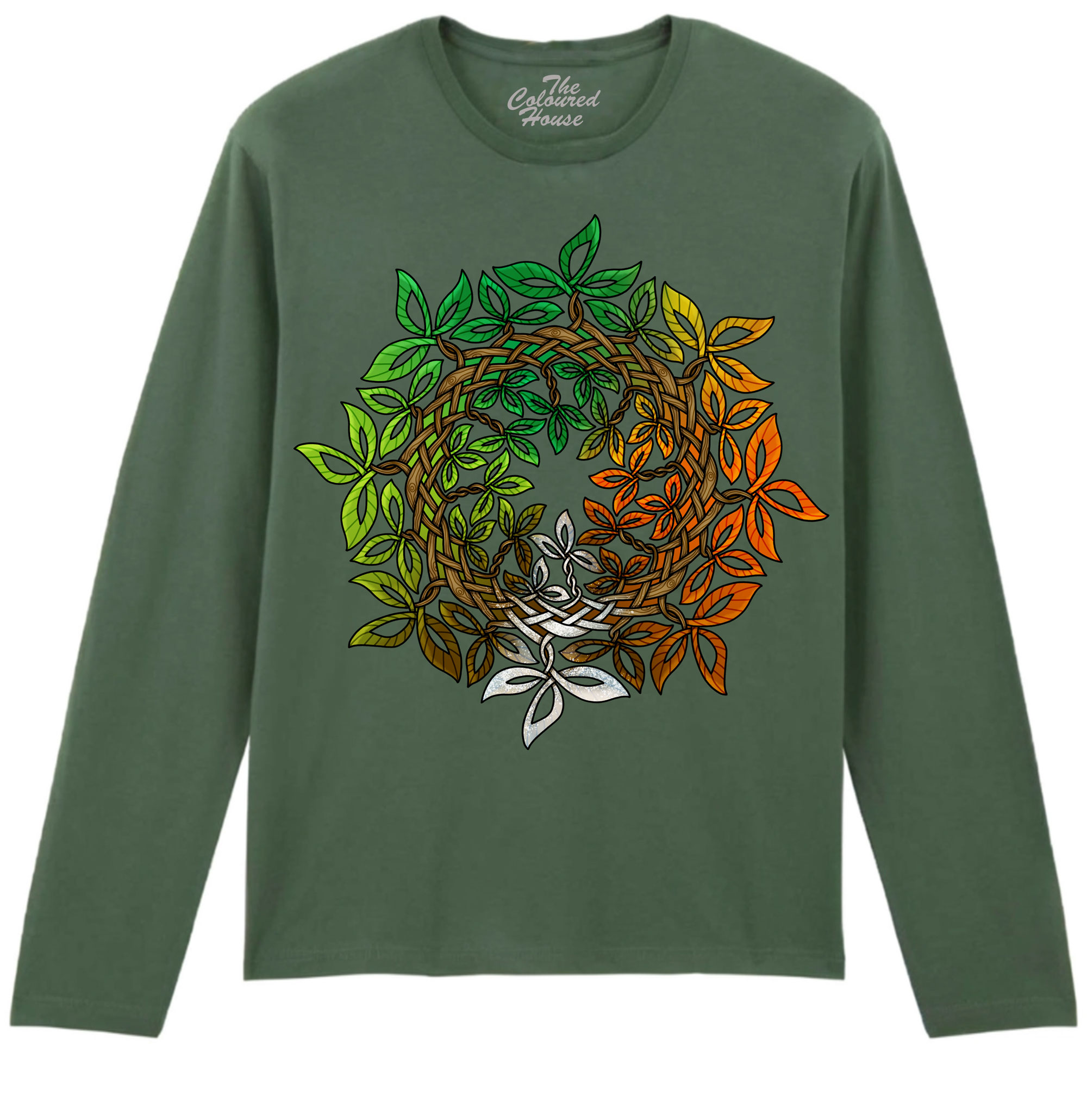 Seasonal Celtic Tree Knot Longsleeve