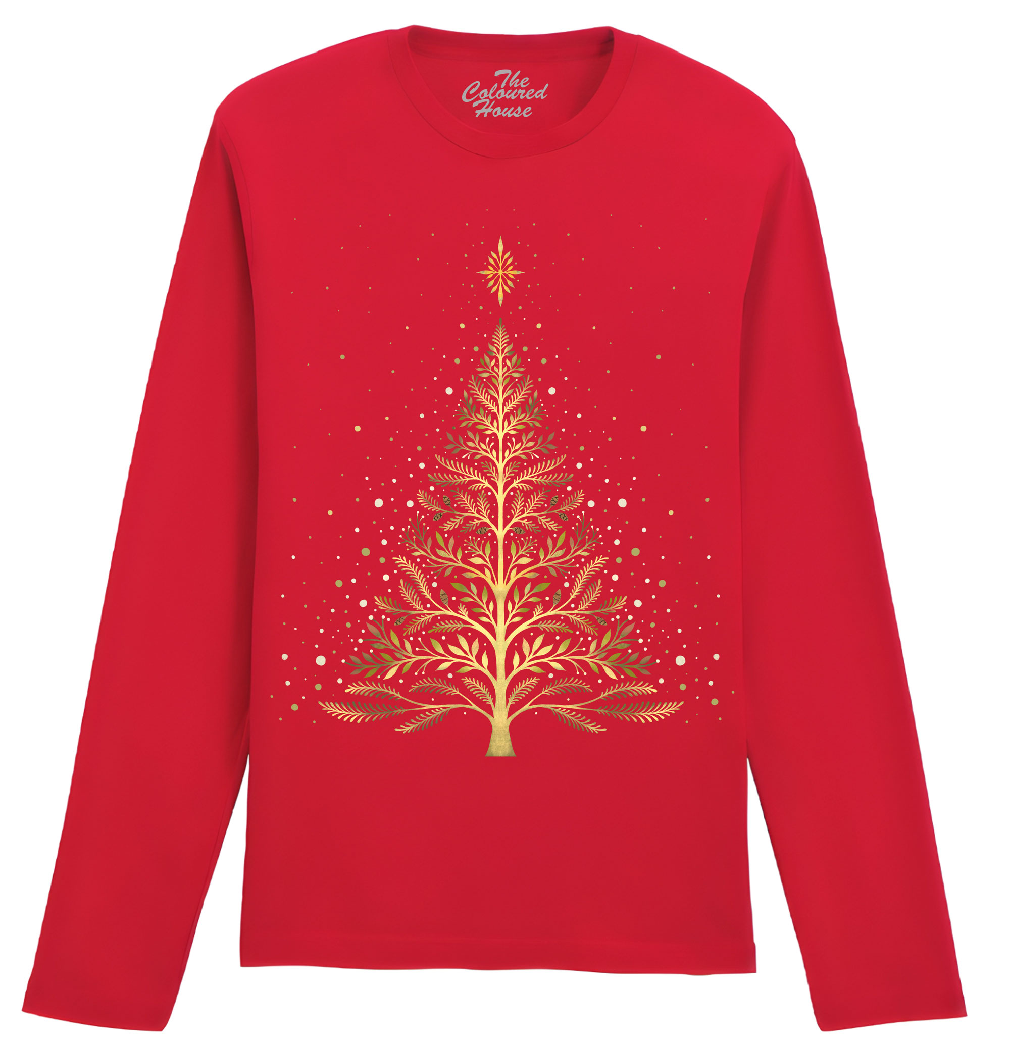 Christmas Night Glowing Tree Longsleeve