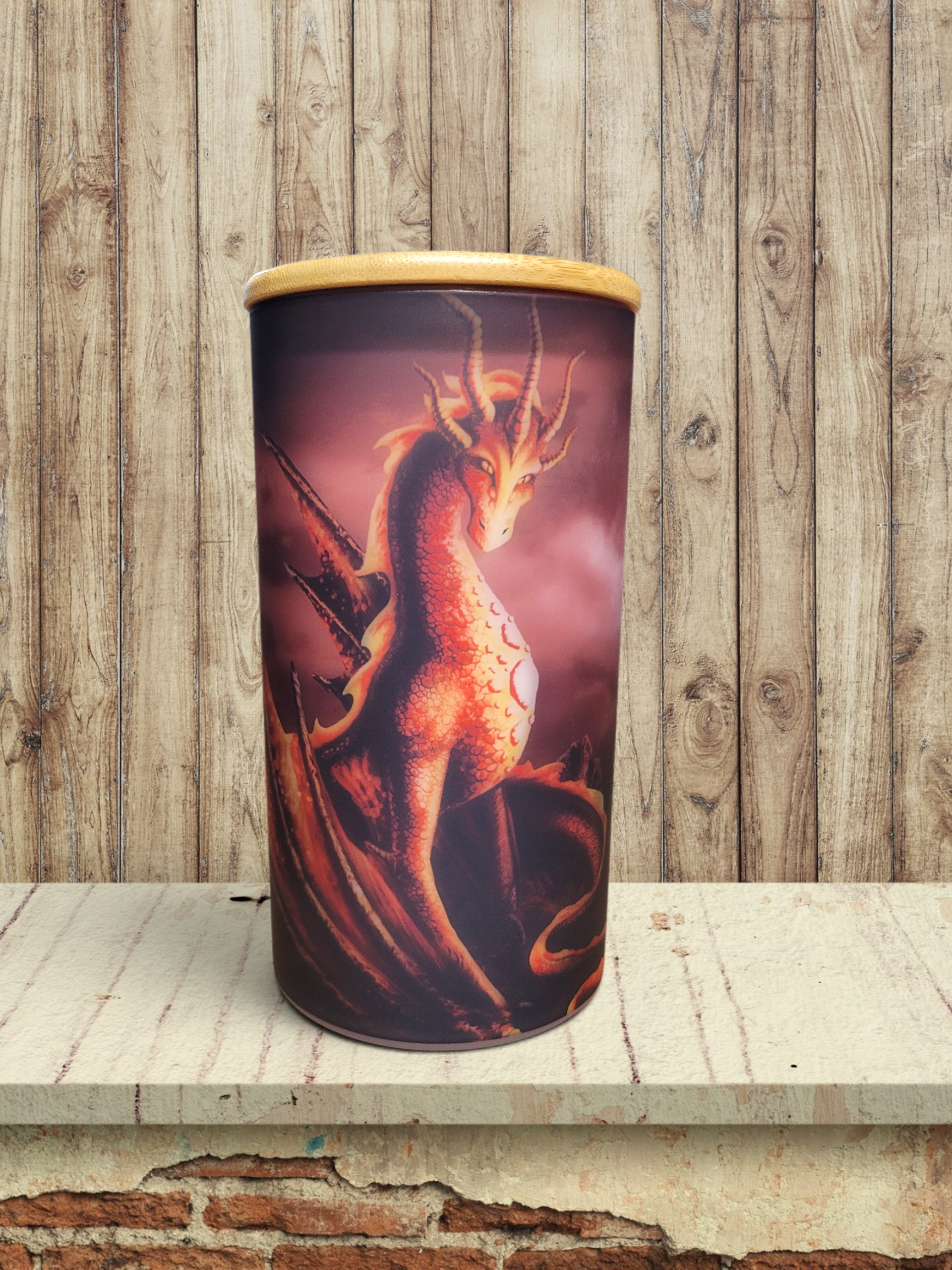 Alessa Dragon - Storage Jar 25Oz