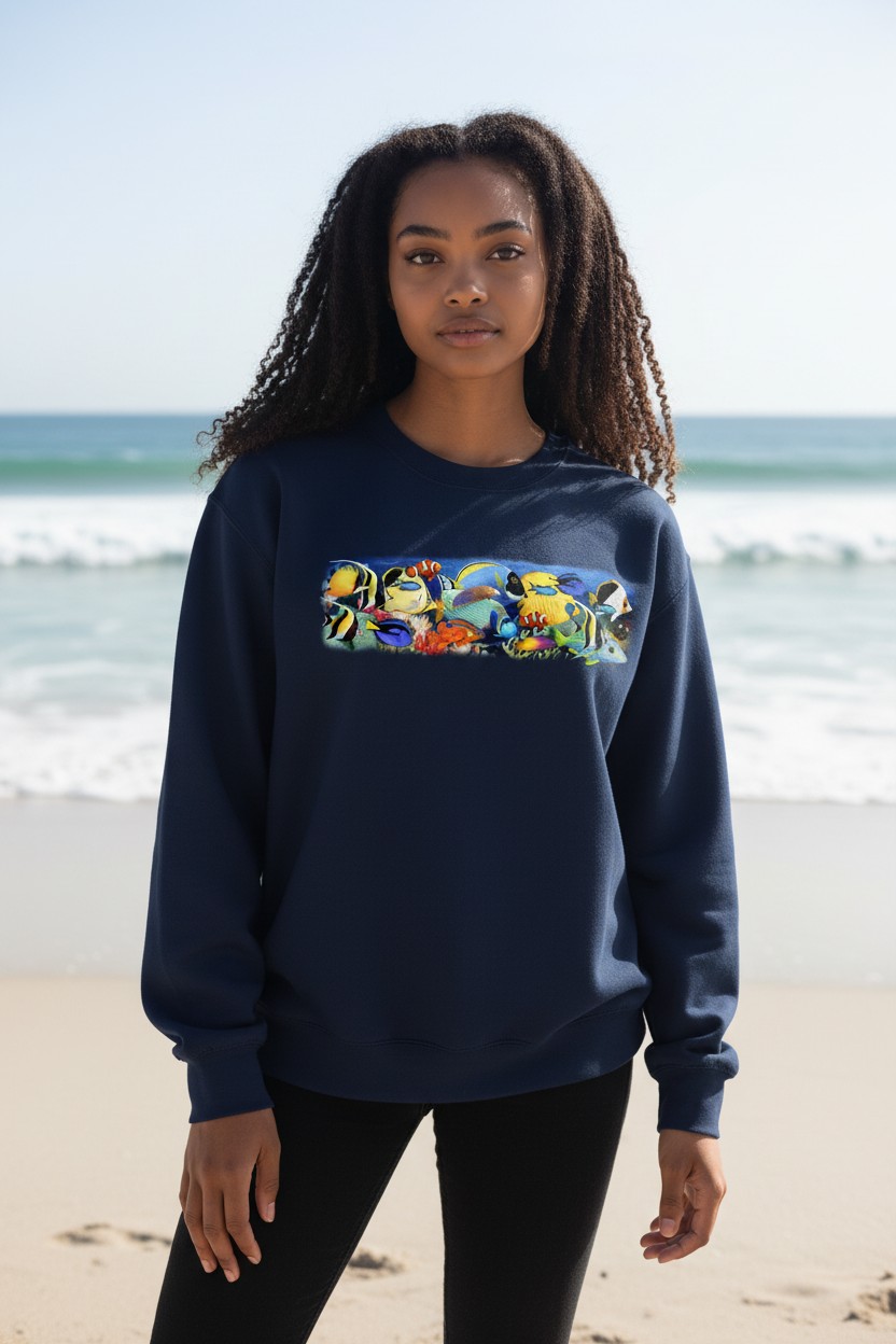Fish Alive Sweater