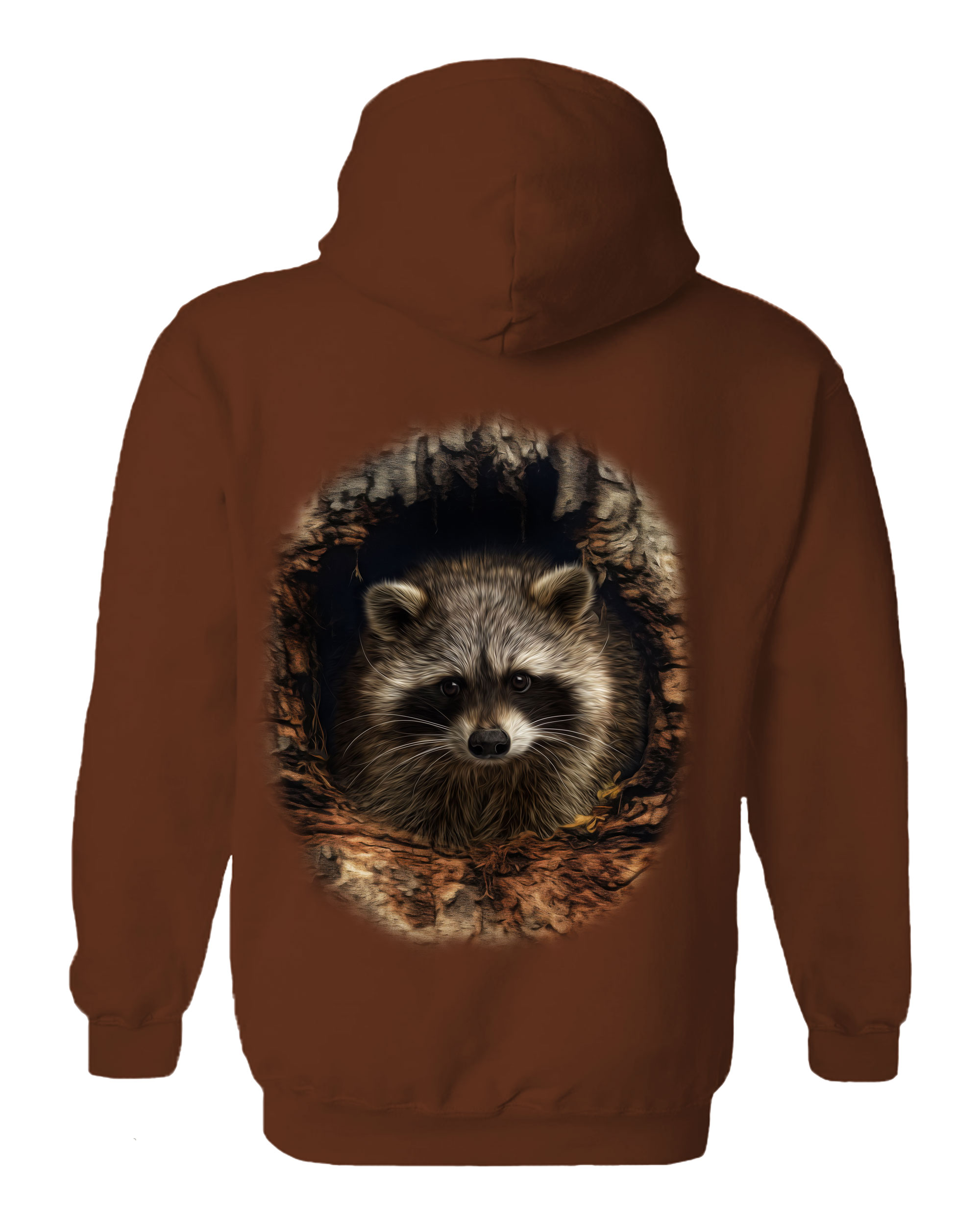 Through The Woodland Window - Racoon Hoodie