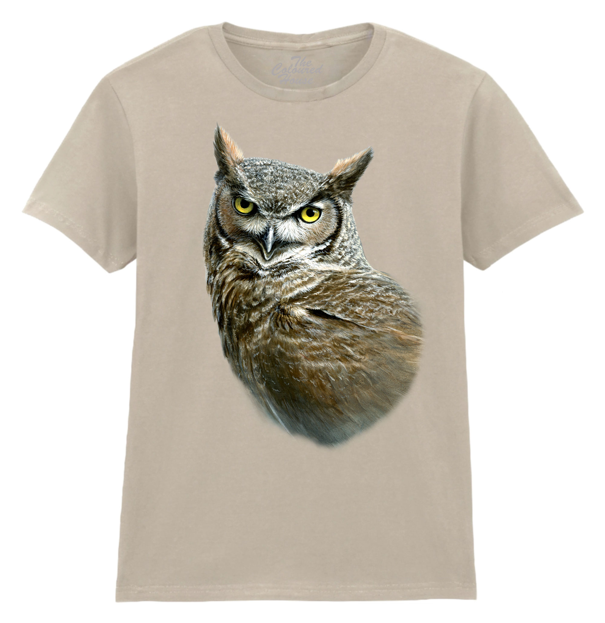 Great Horned Owl Ladies T-shirt
