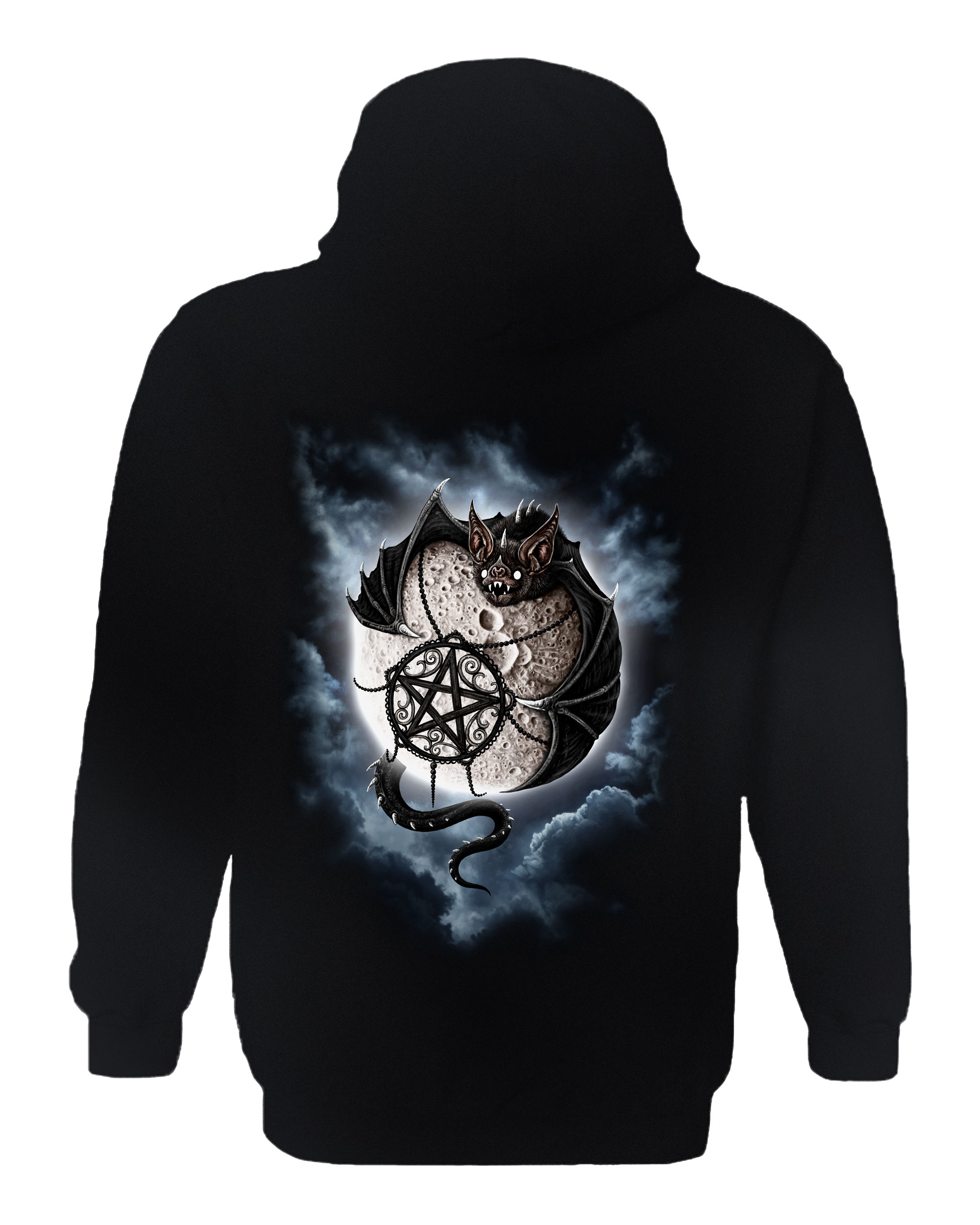 Full Moon Bat Hoodie
