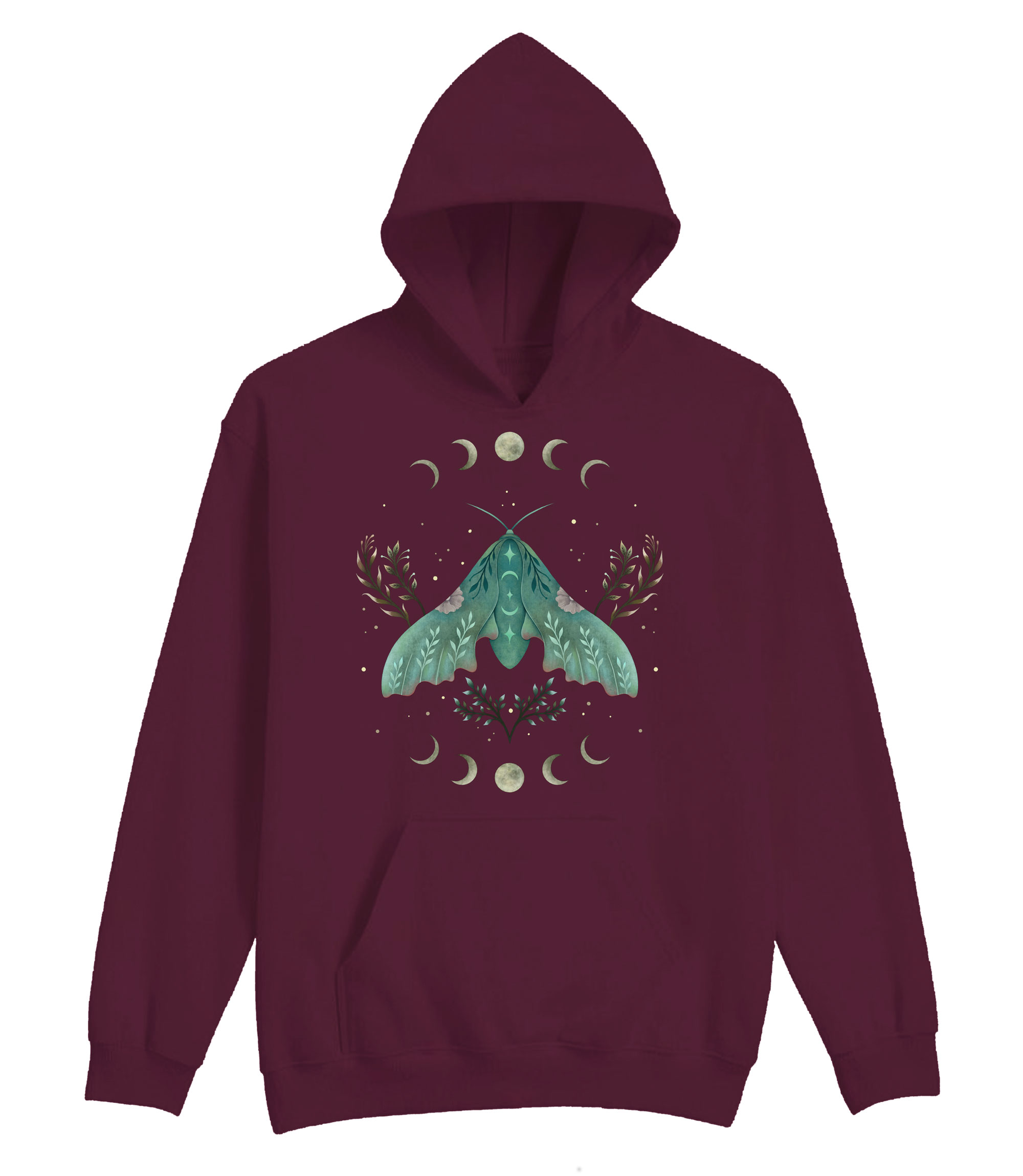 Luna And Moth Hoodie